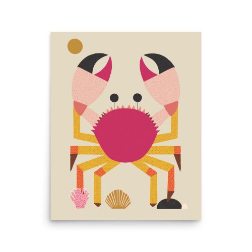 Crab Illustration Art Print