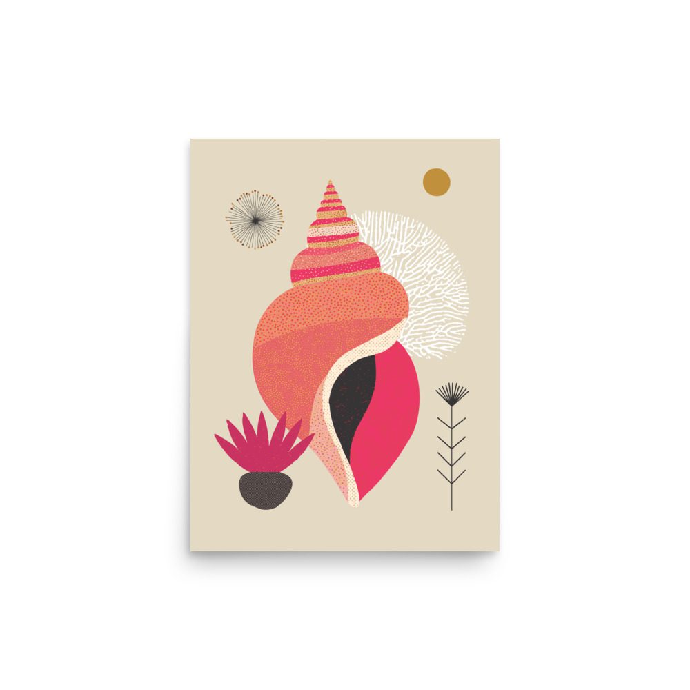 Whelk Illustration Art Print - Image 4