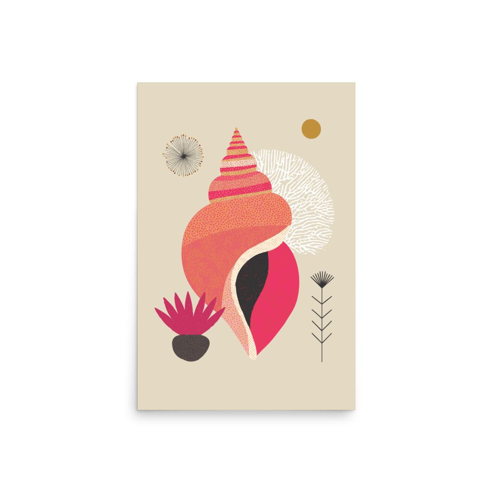 Whelk Illustration Art Print - Image 8