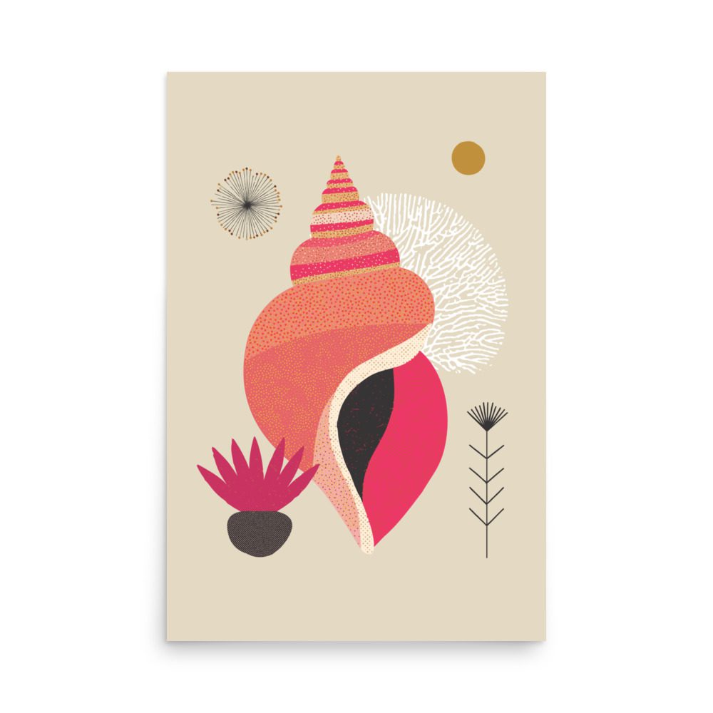 Whelk Illustration Art Print - Image 9