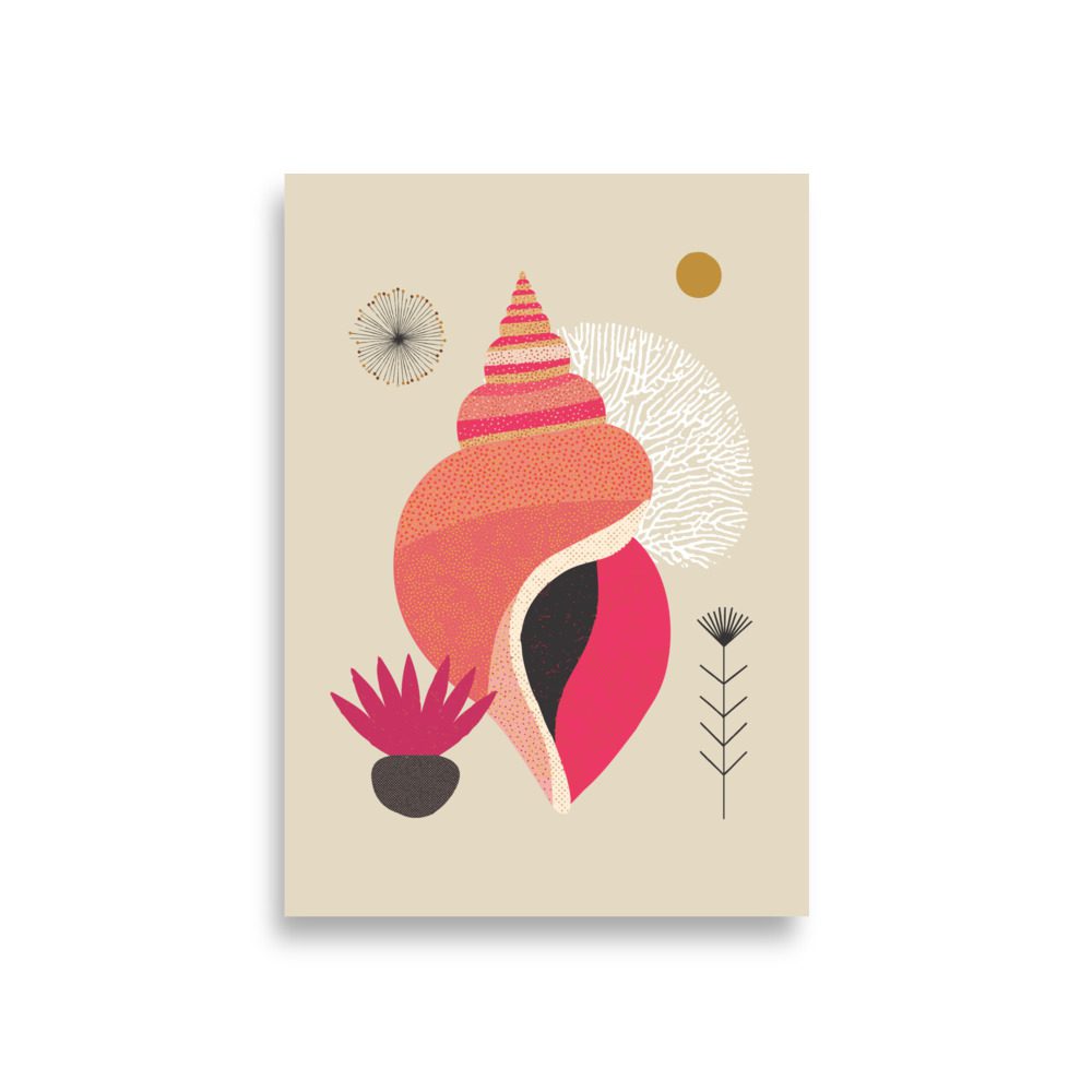 Whelk Illustration Art Print - Image 2