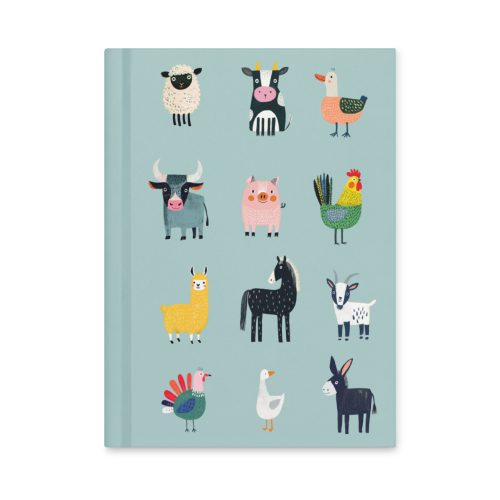 Farm Animals Pattern Notebook