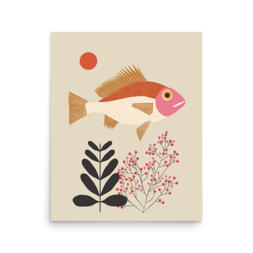 Fish Illustration Art Print