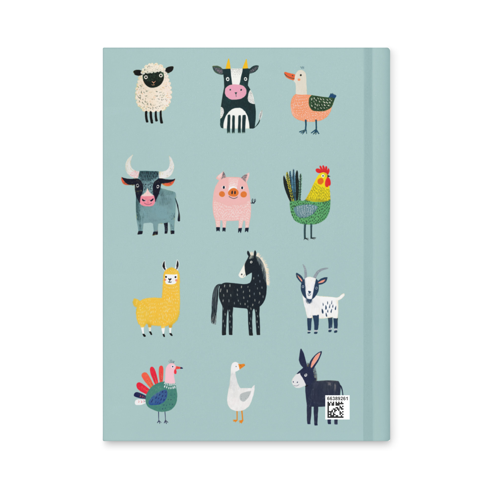 Farm Animals Pattern Notebook - Image 2