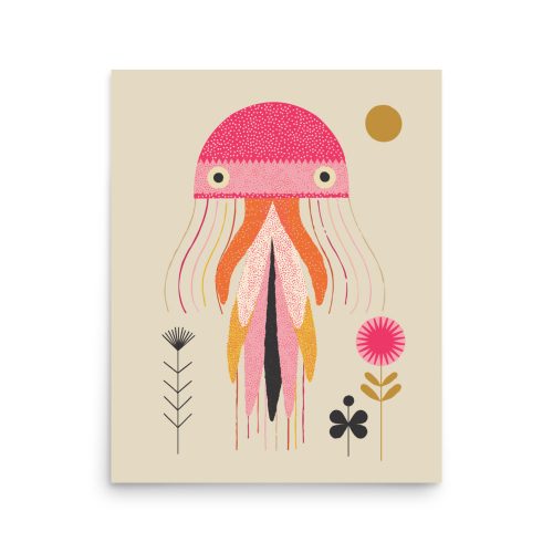 Jellyfish Illustration Art Print