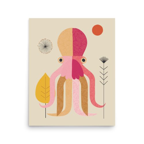 Octopus Illustration Art Print