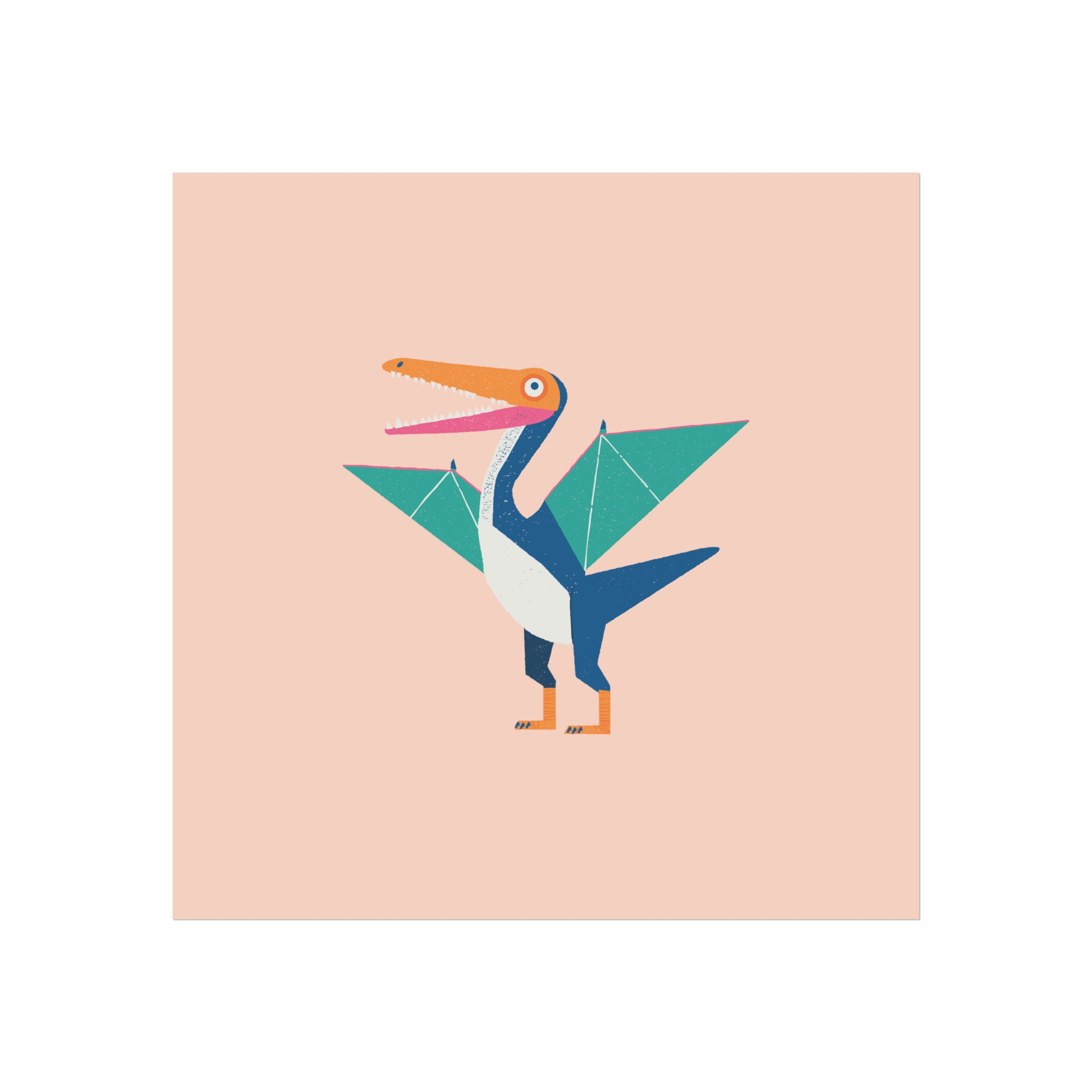 Pterodactyl Dinosaur Art Print