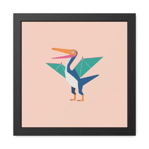 Pterodactyl  Dinosaur Framed Art Print