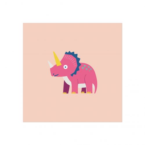 Triceratops Dinosaur Art Print