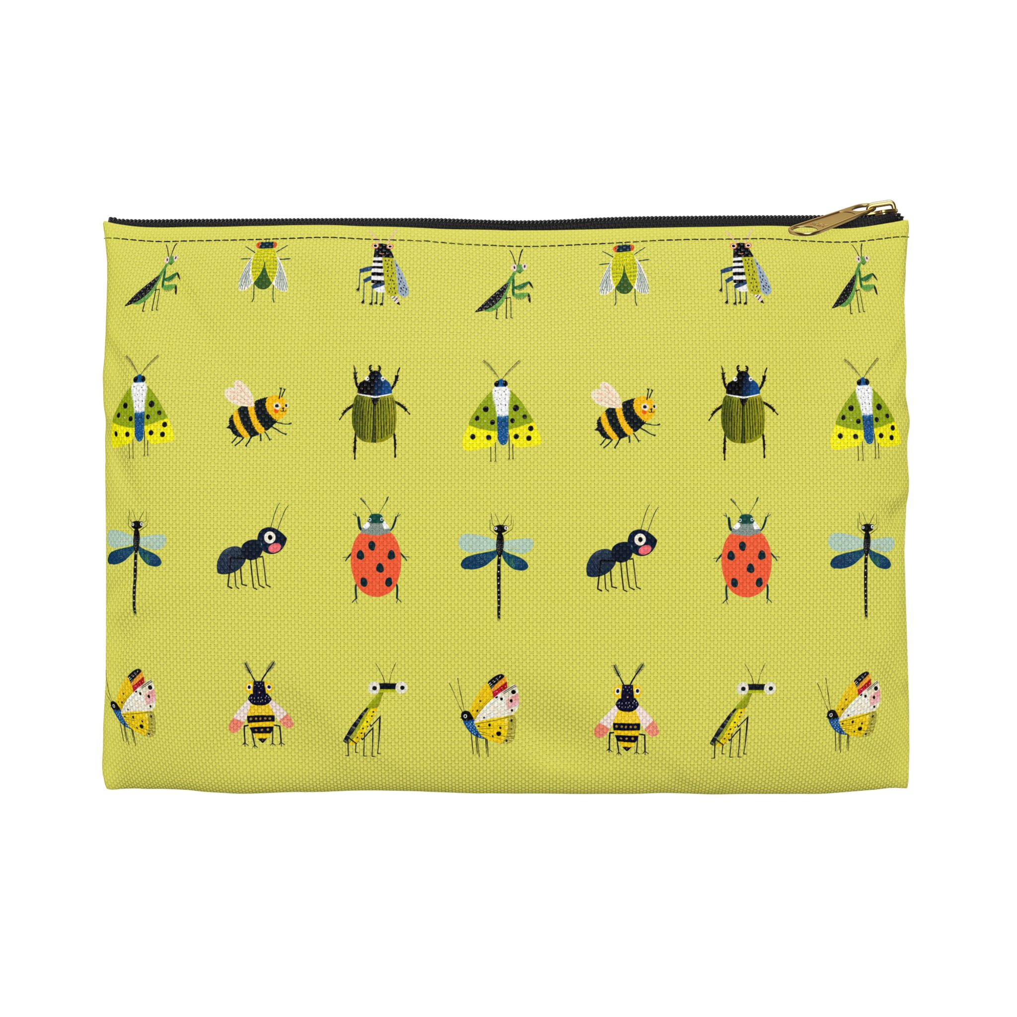 Insects Pattern Pencil Case