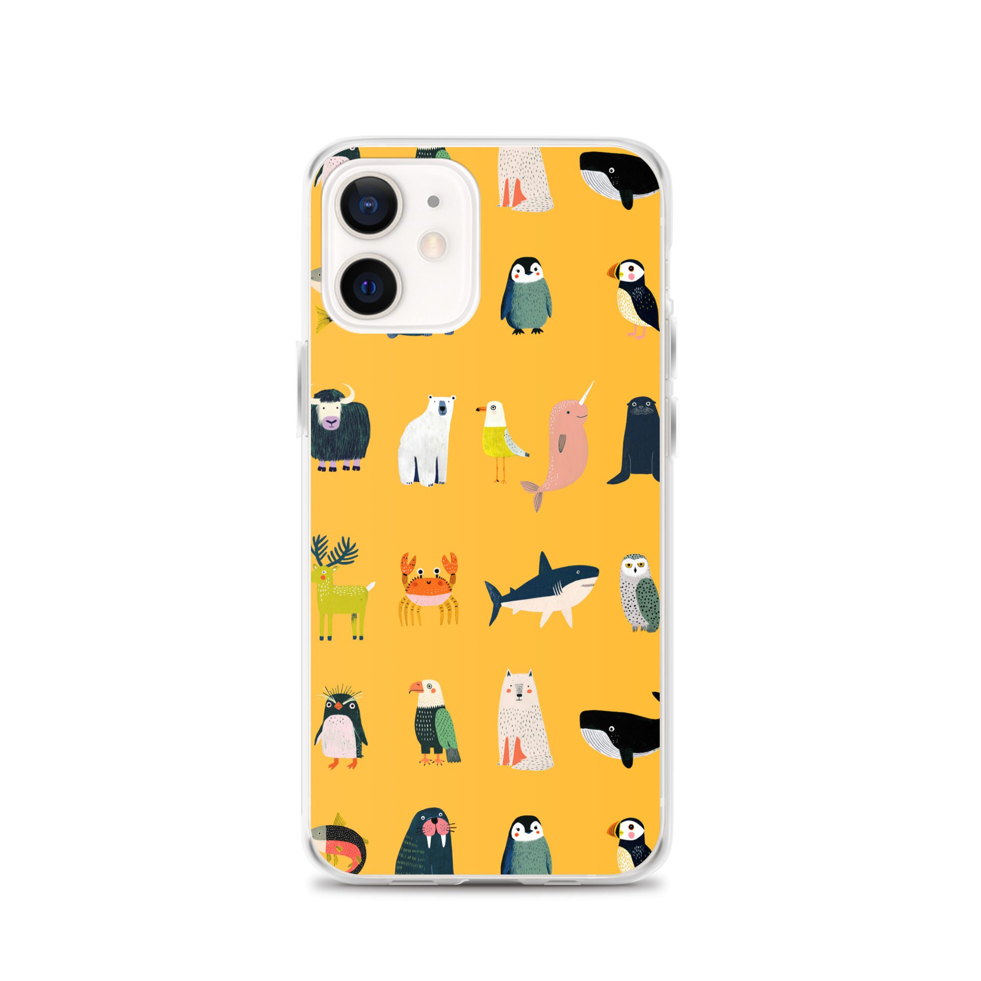 Arctic Animals Pattern Clear Case for iPhone® - Image 14