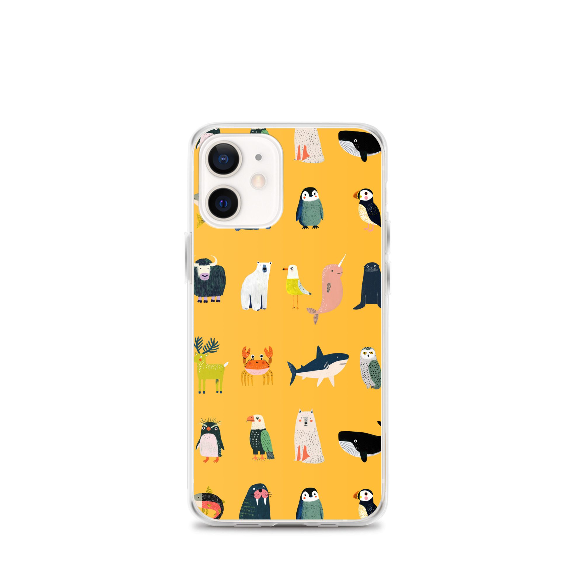 Arctic Animals Pattern Clear Case for iPhone® - Image 8