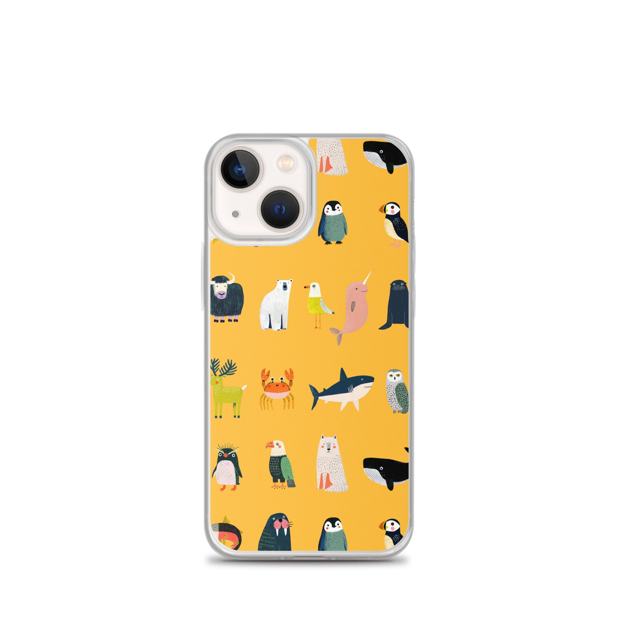 Arctic Animals Pattern Clear Case for iPhone® - Image 16
