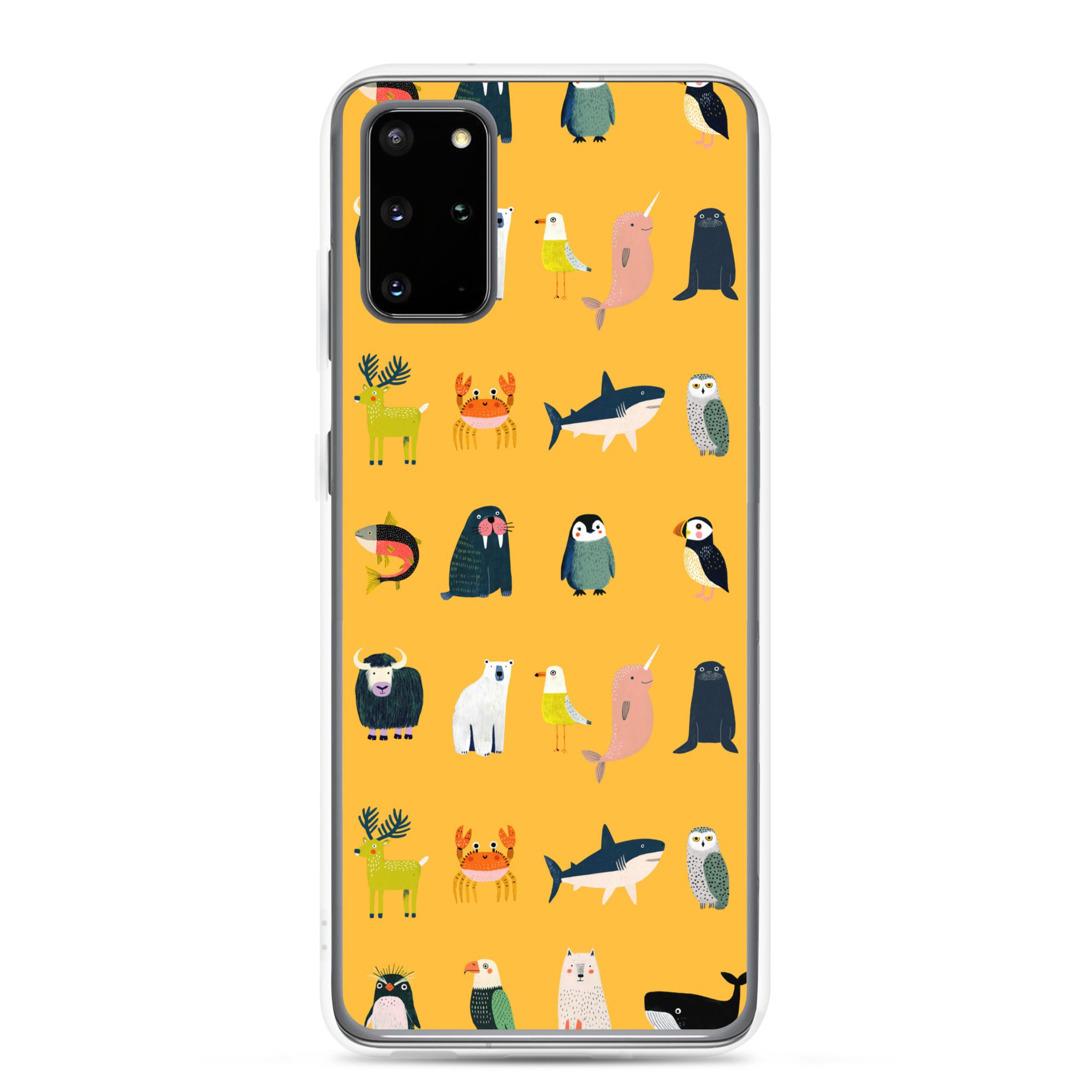 Arctic Animals Pattern Clear Case for Samsung® - Image 2