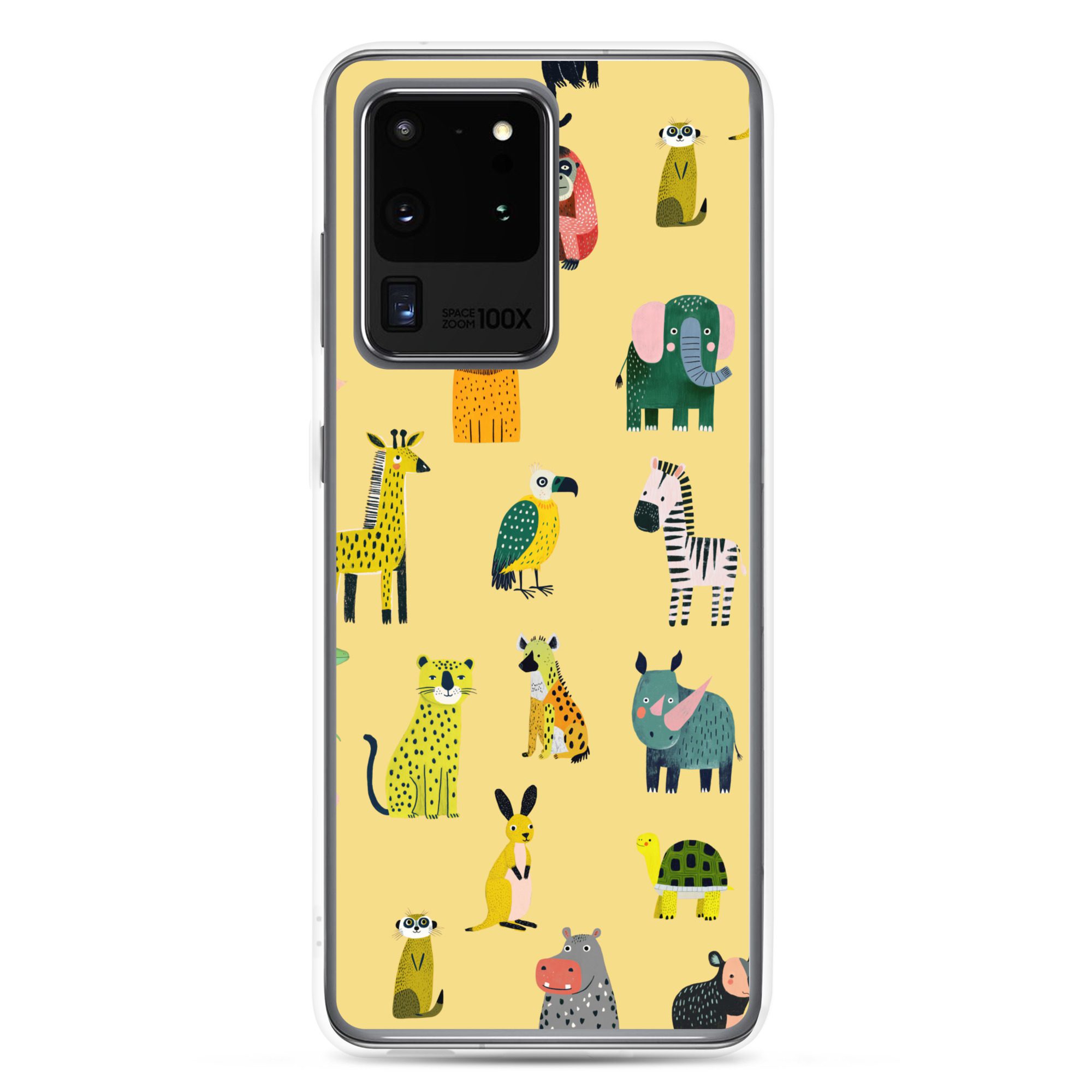 Safari Animals Pattern Clear Case for Samsung® - Image 4