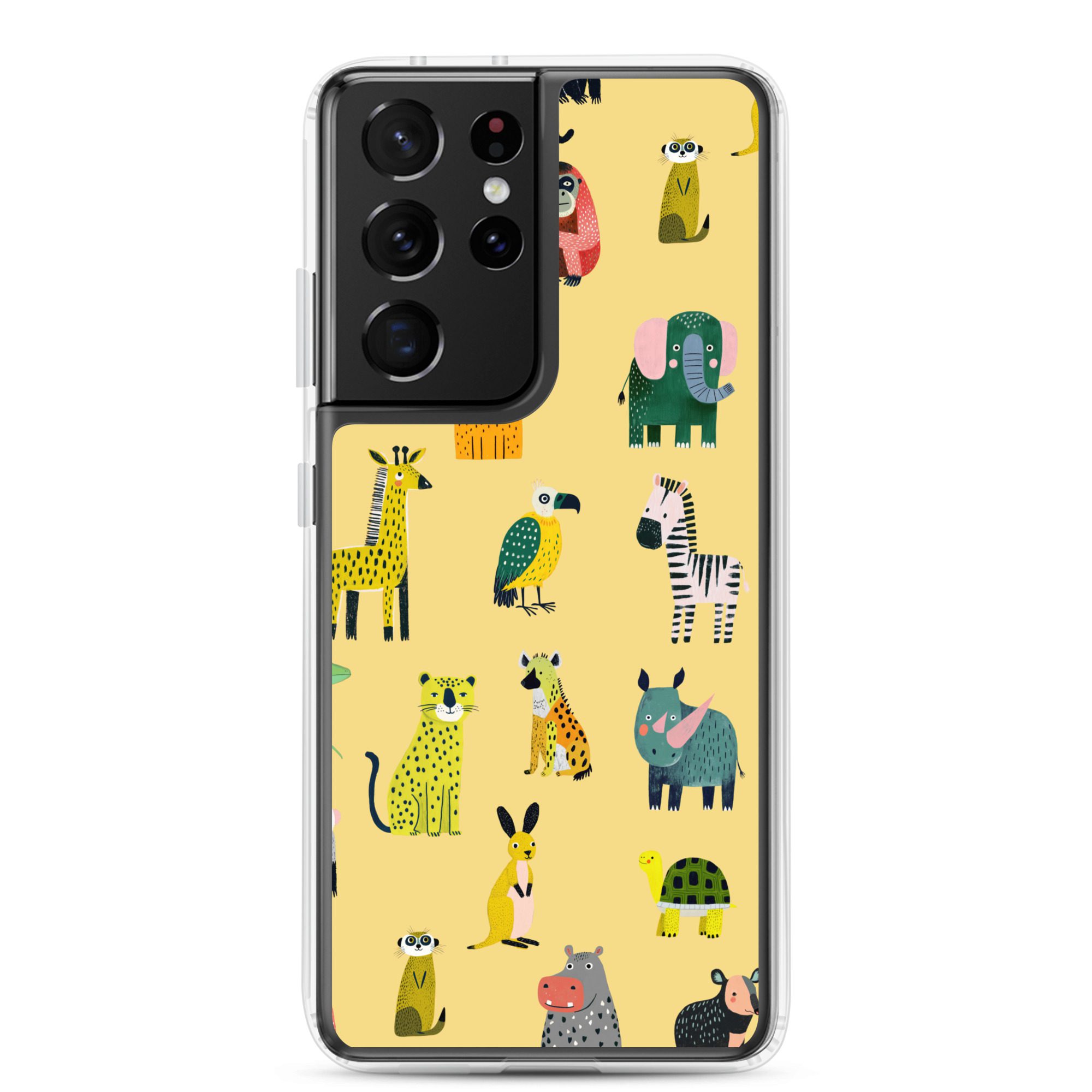 Safari Animals Pattern Clear Case for Samsung® - Image 9