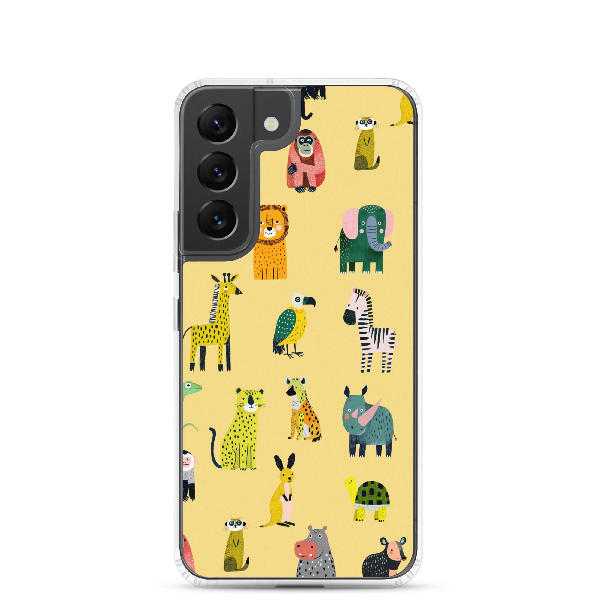 Safari Animals Pattern Clear Case for Samsung® - Image 17