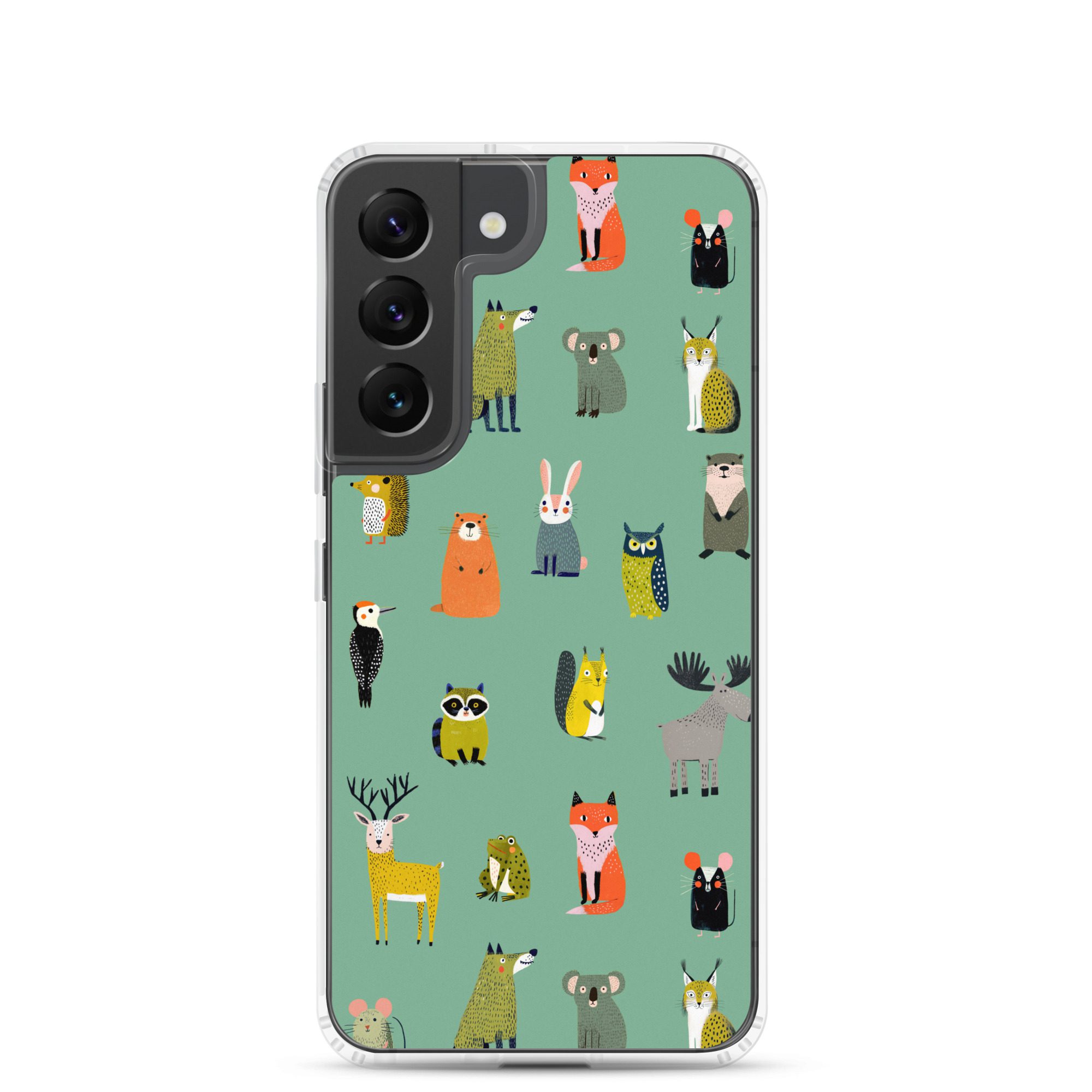 Forest Animals Pattern Clear Case for Samsung® - Image 17