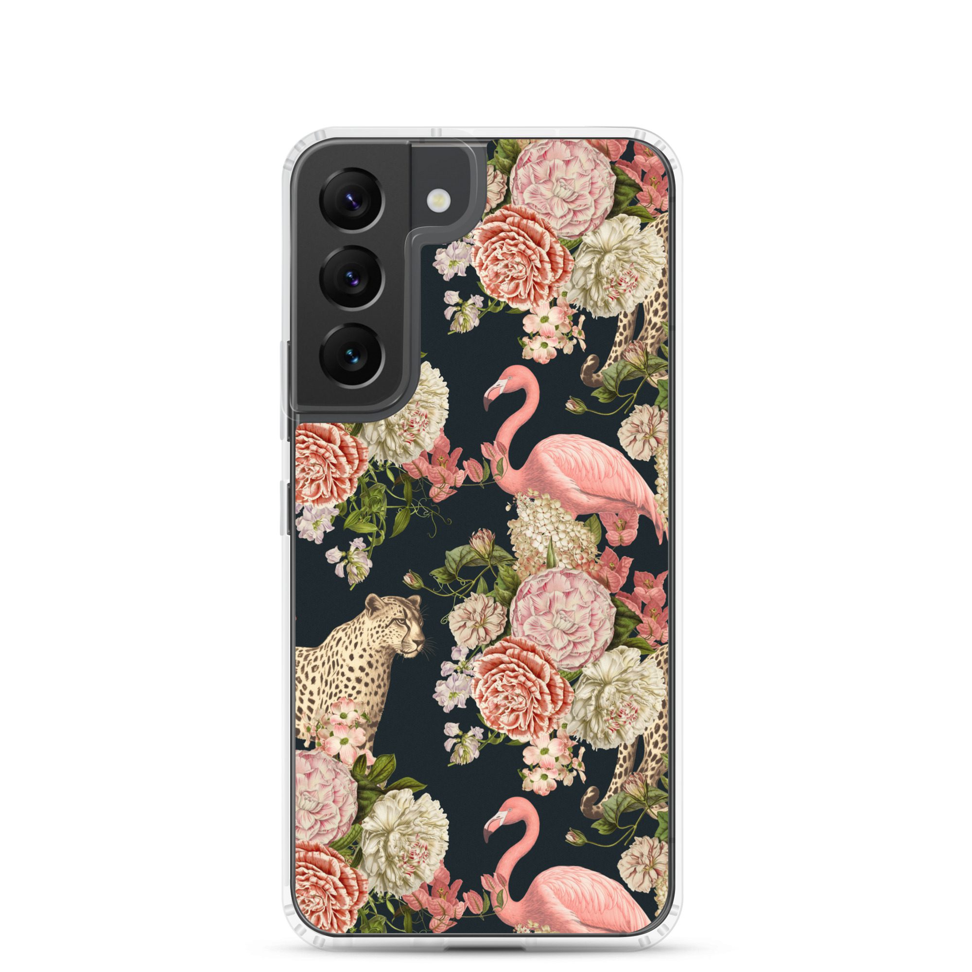 Floral Flamingos Clear Case for Samsung® - Image 17