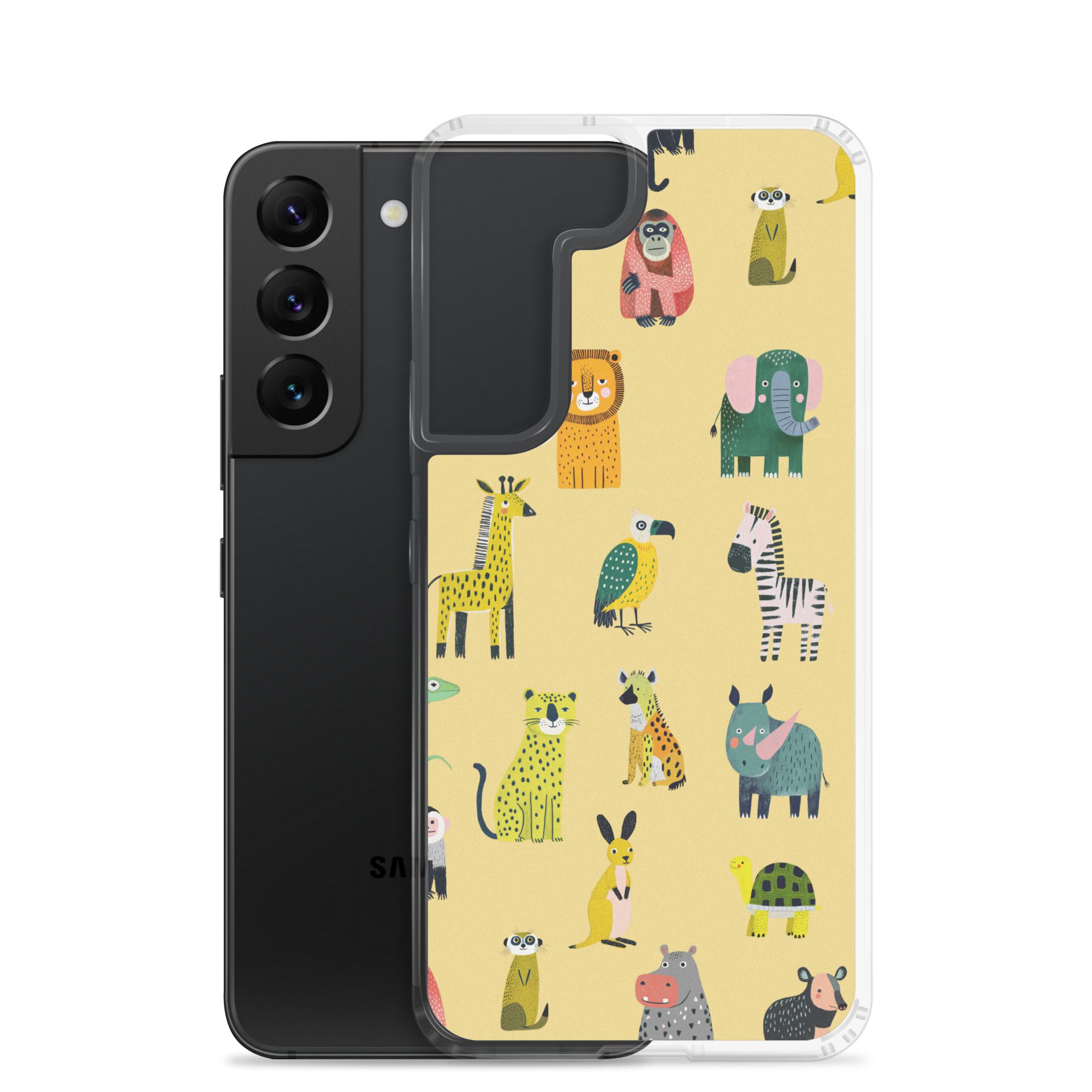 Safari Animals Pattern Clear Case for Samsung® - Image 18