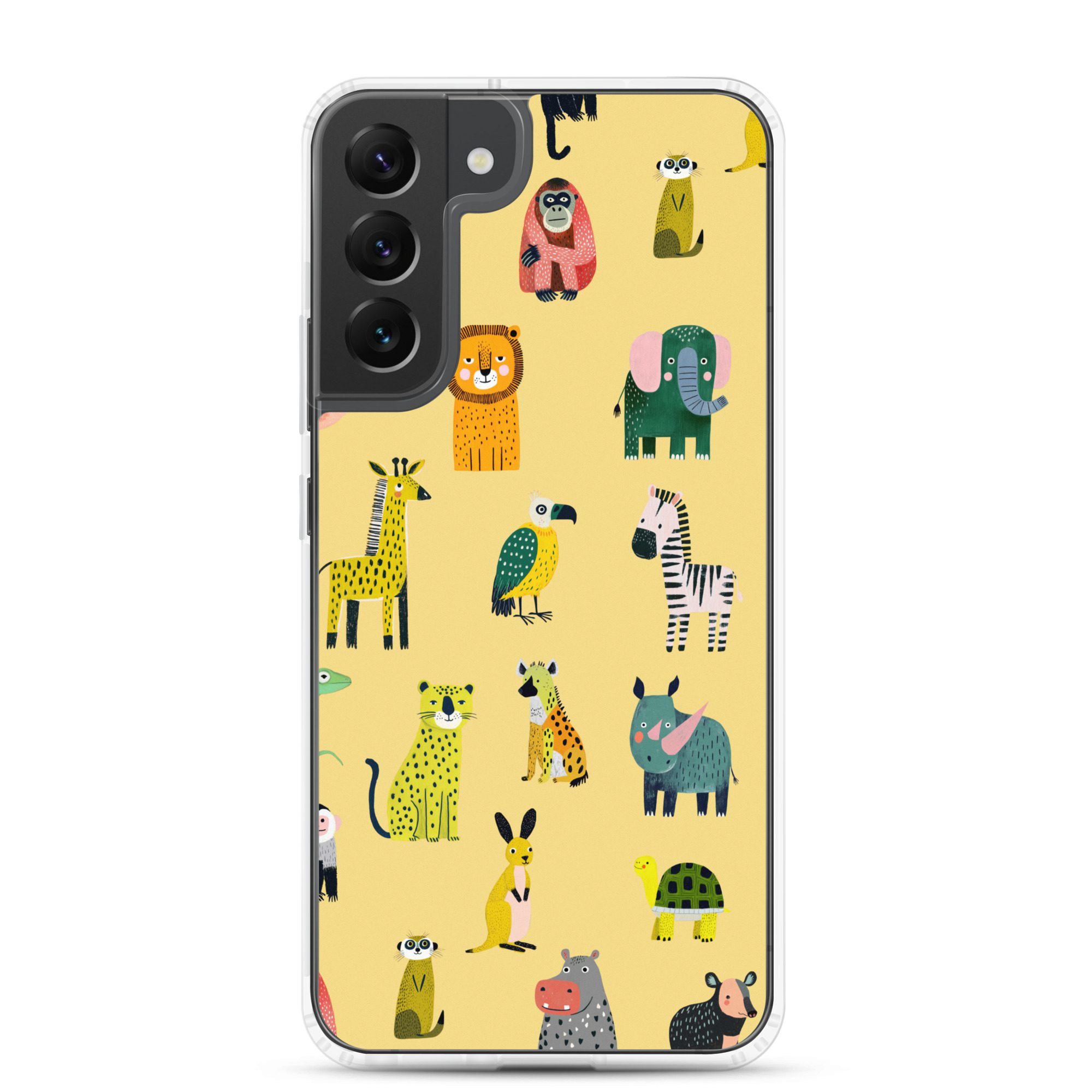 Safari Animals Pattern Clear Case for Samsung® - Image 13