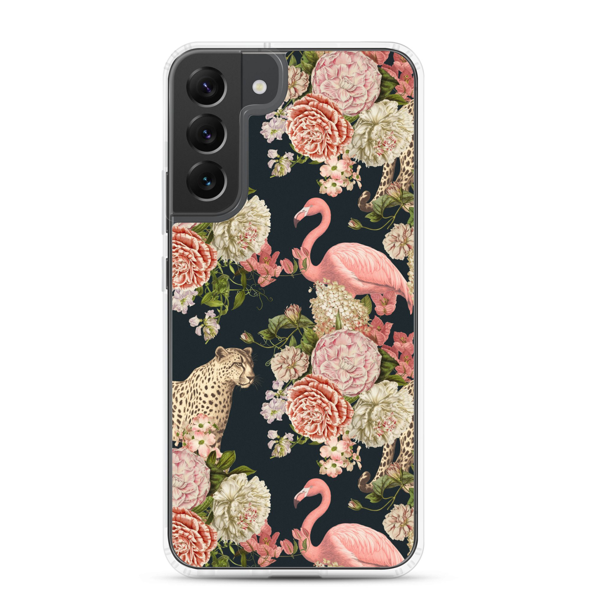 Floral Flamingos Clear Case for Samsung® - Image 13