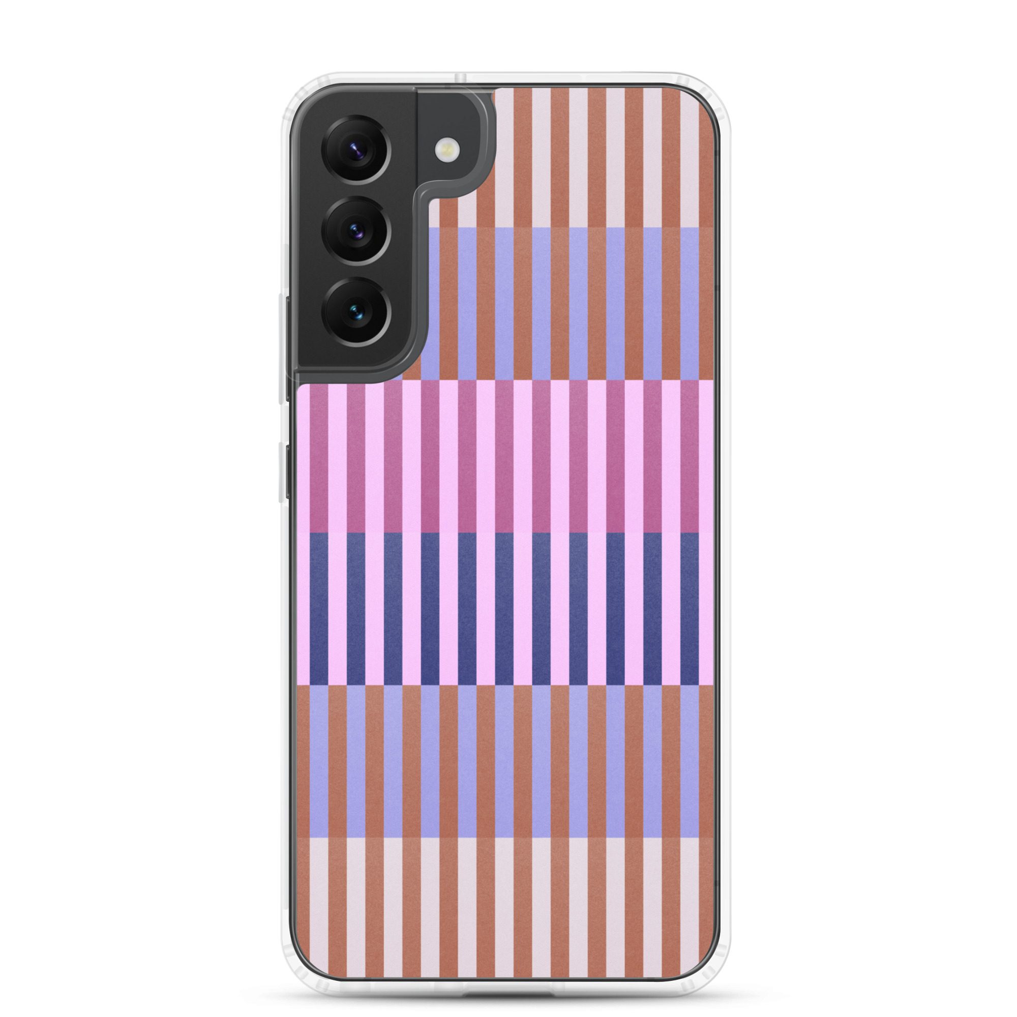 Purple Geo Lines Clear Case for Samsung® - Image 13