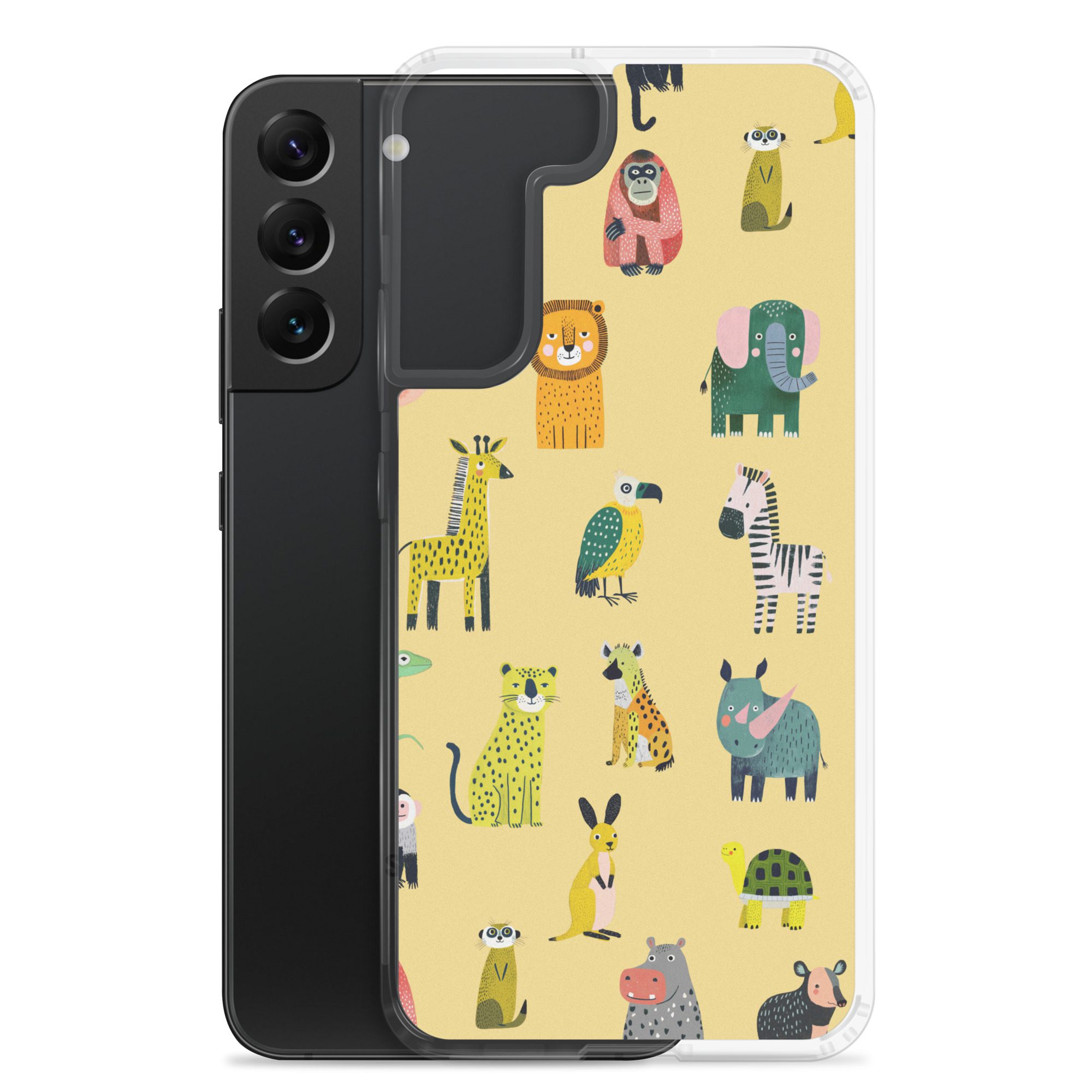 Safari Animals Pattern Clear Case for Samsung® - Image 14