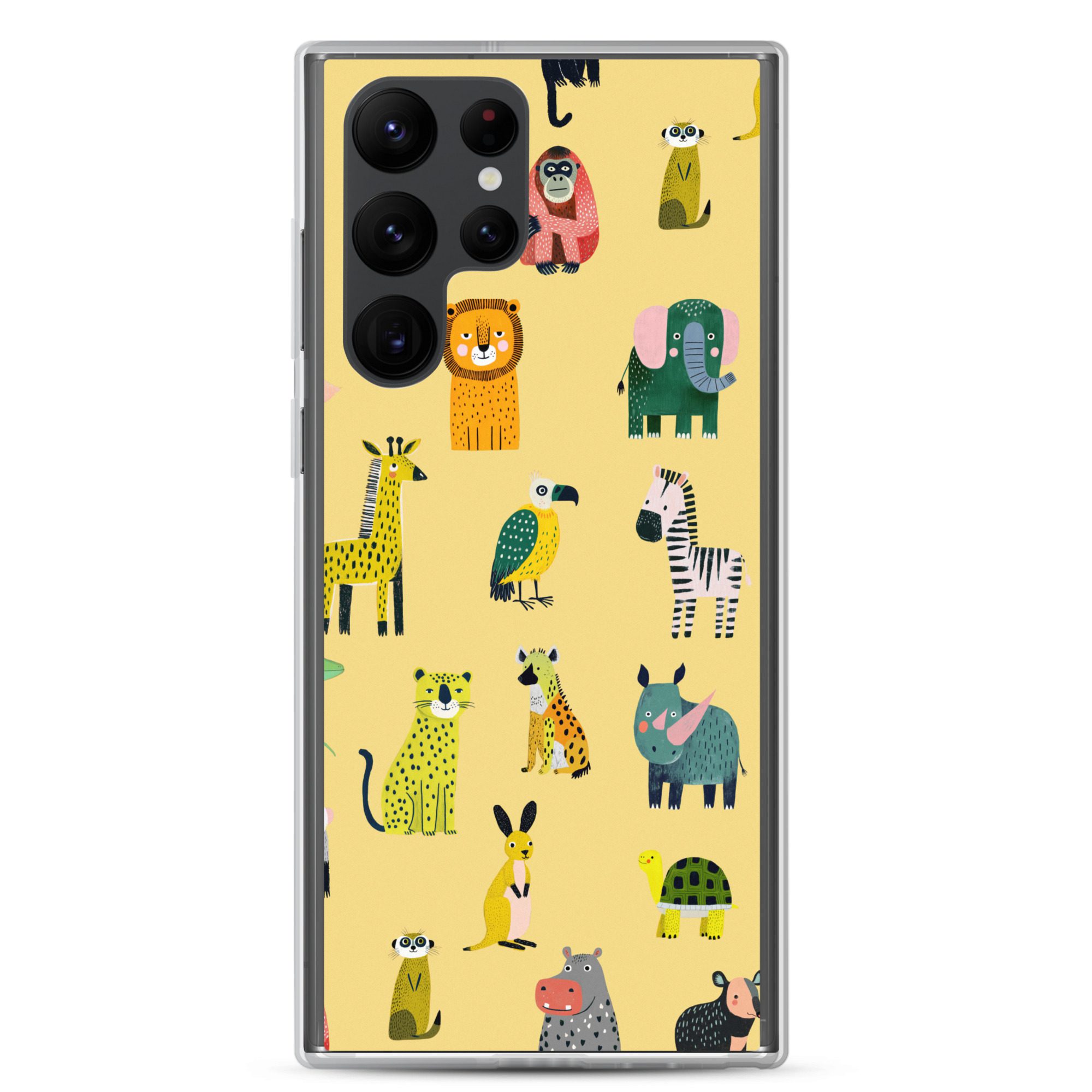 Safari Animals Pattern Clear Case for Samsung® - Image 15