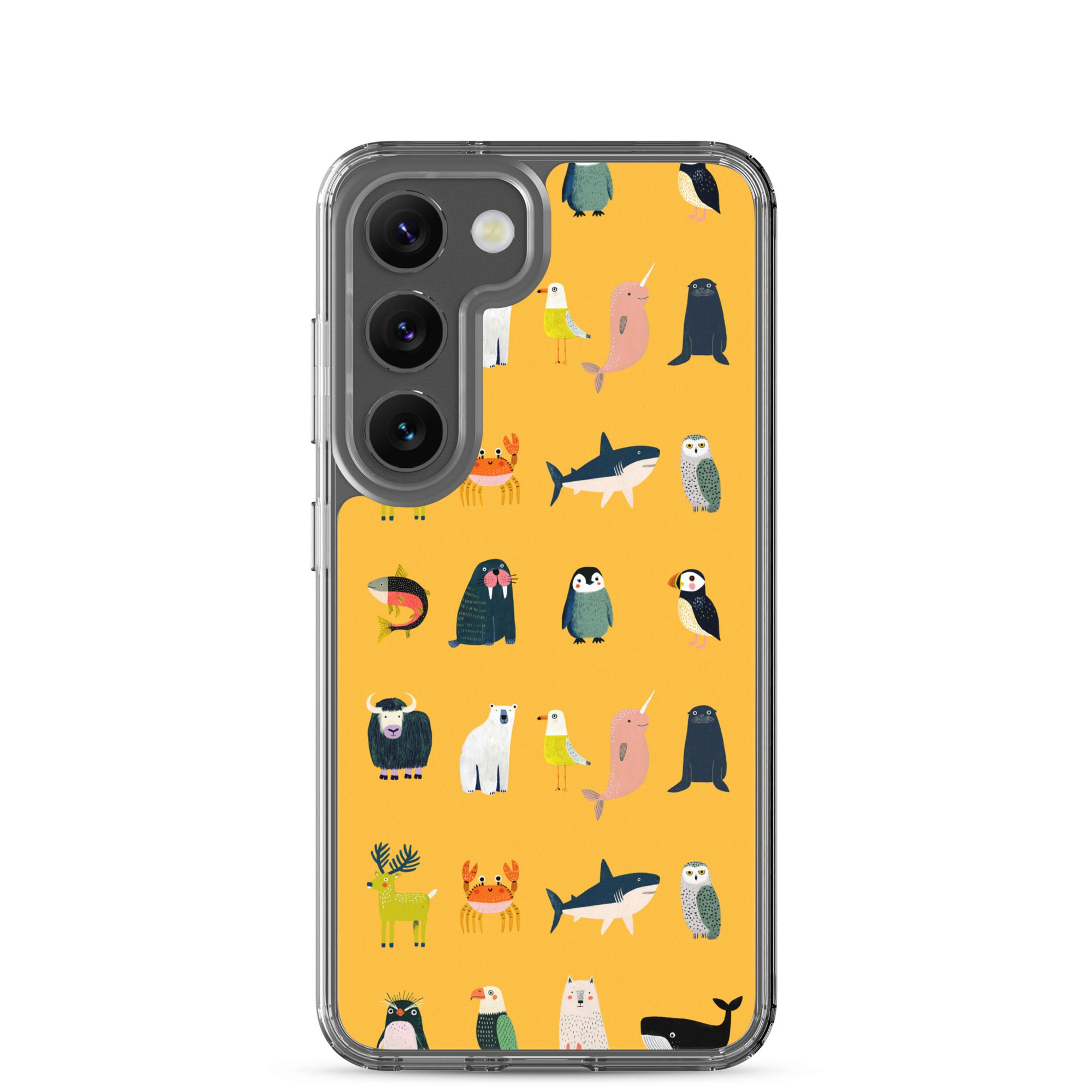 Arctic Animals Pattern Clear Case for Samsung® - Image 29