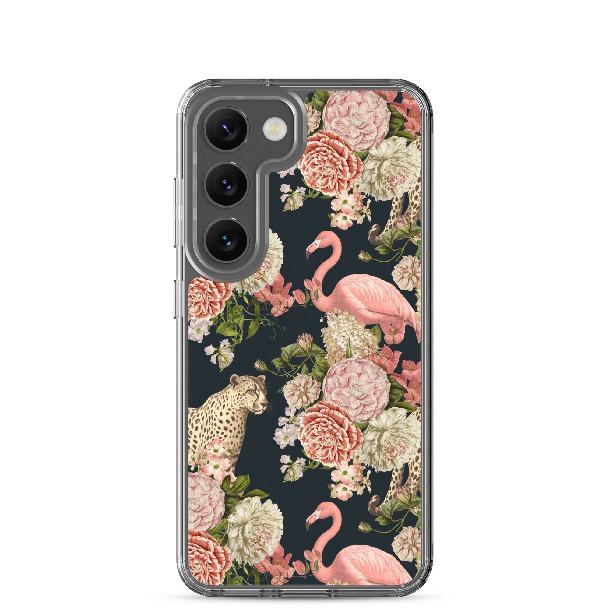 Floral Flamingos Clear Case for Samsung® - Image 29