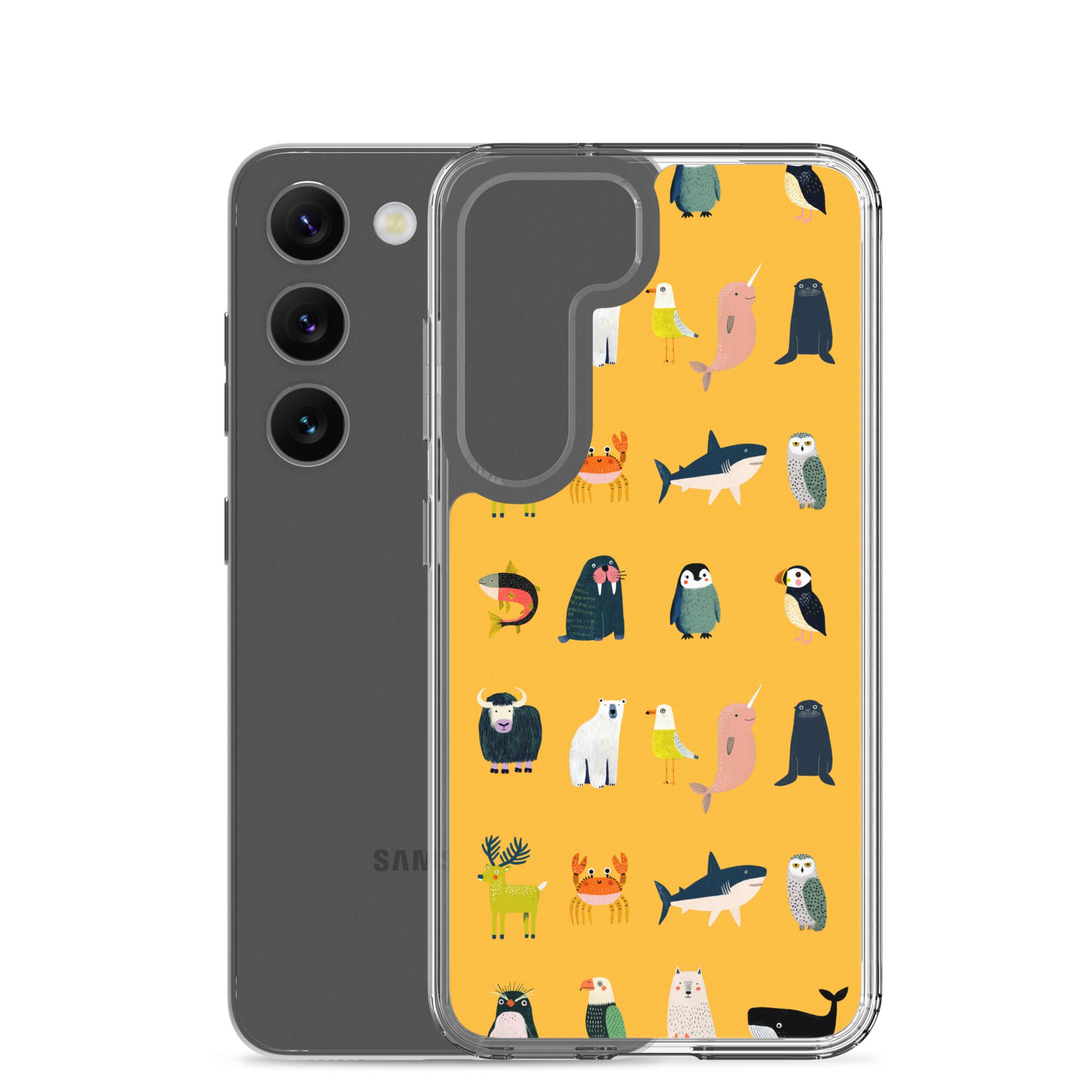 Arctic Animals Pattern Clear Case for Samsung® - Image 30