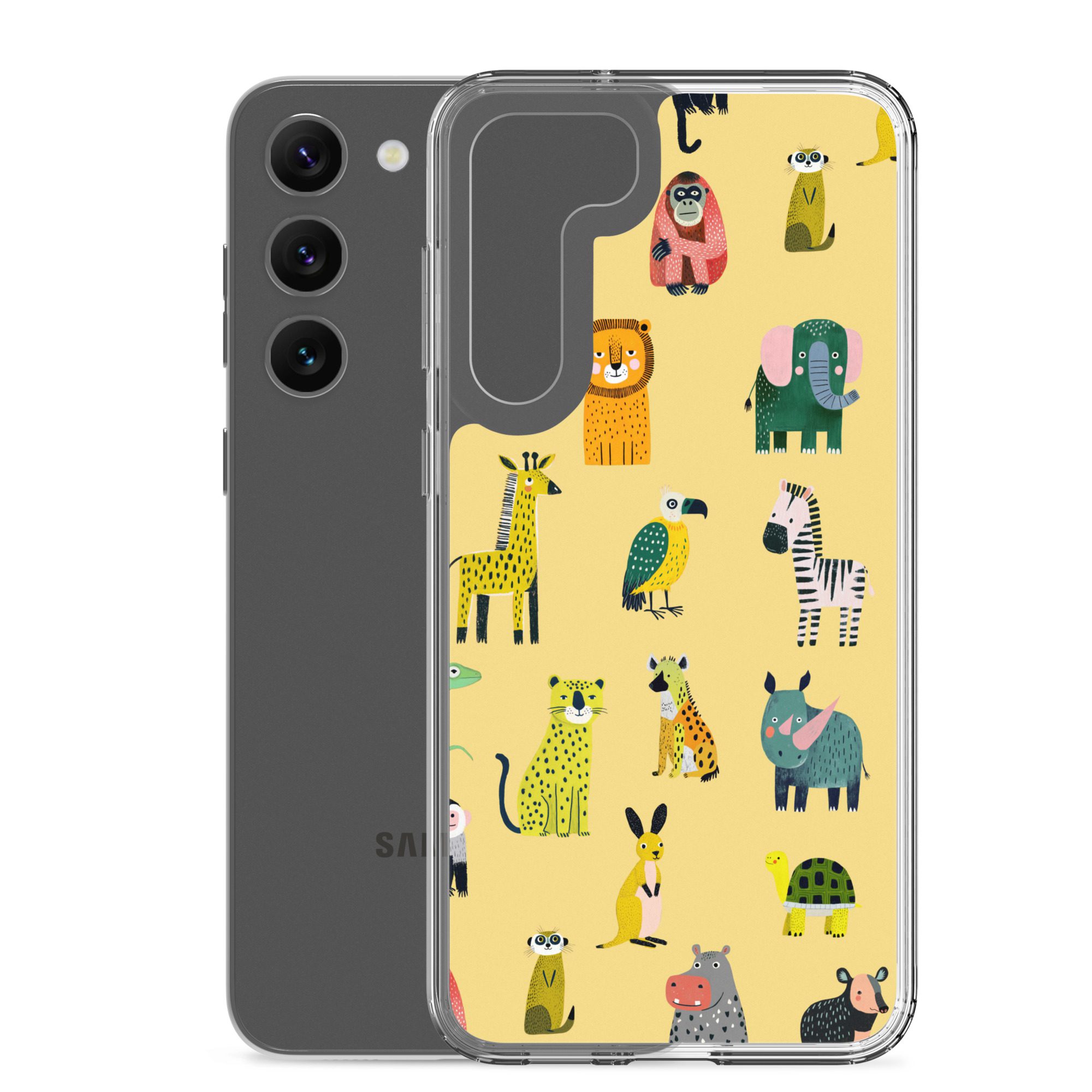 Safari Animals Pattern Clear Case for Samsung® - Image 26