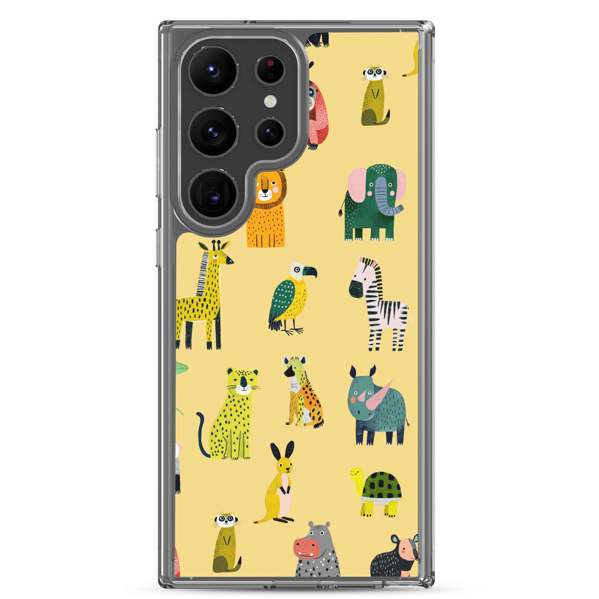 Safari Animals Pattern Clear Case for Samsung® - Image 27