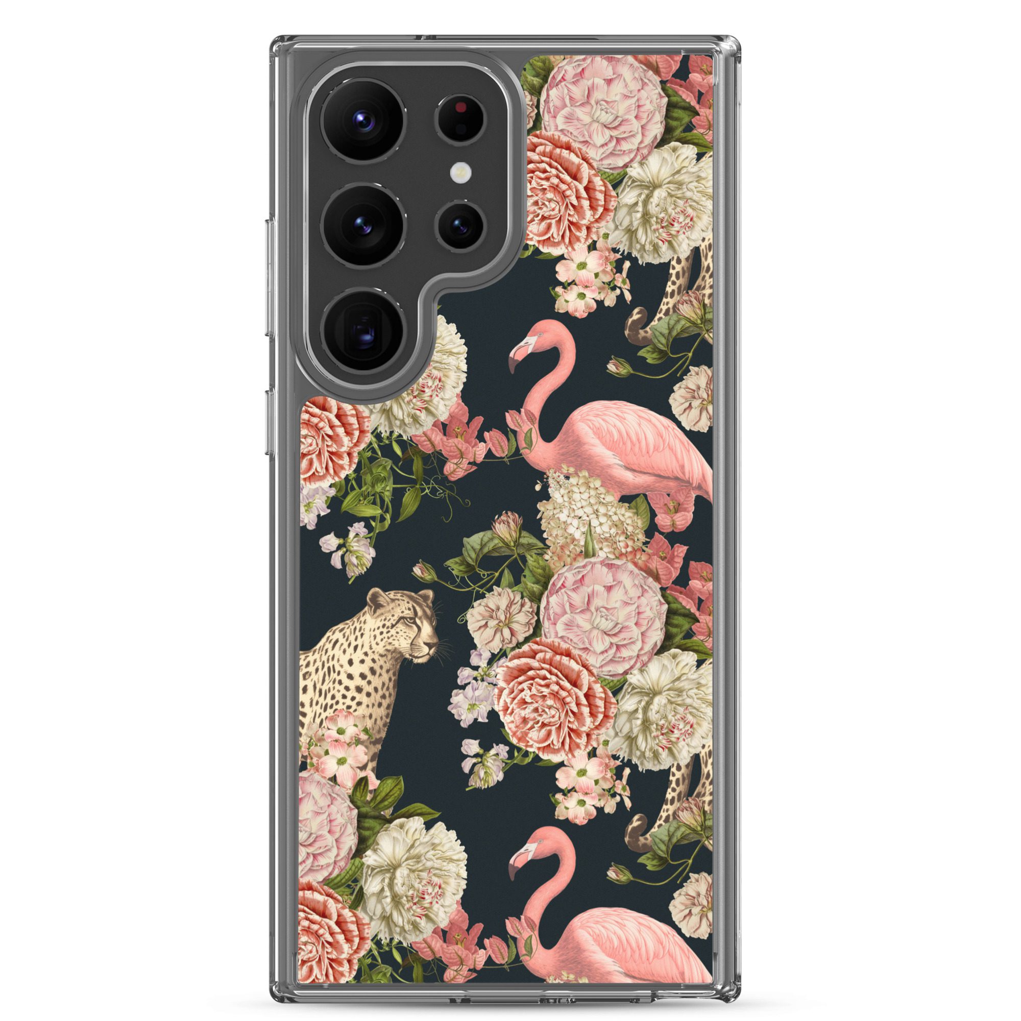 Floral Flamingos Clear Case for Samsung® - Image 27