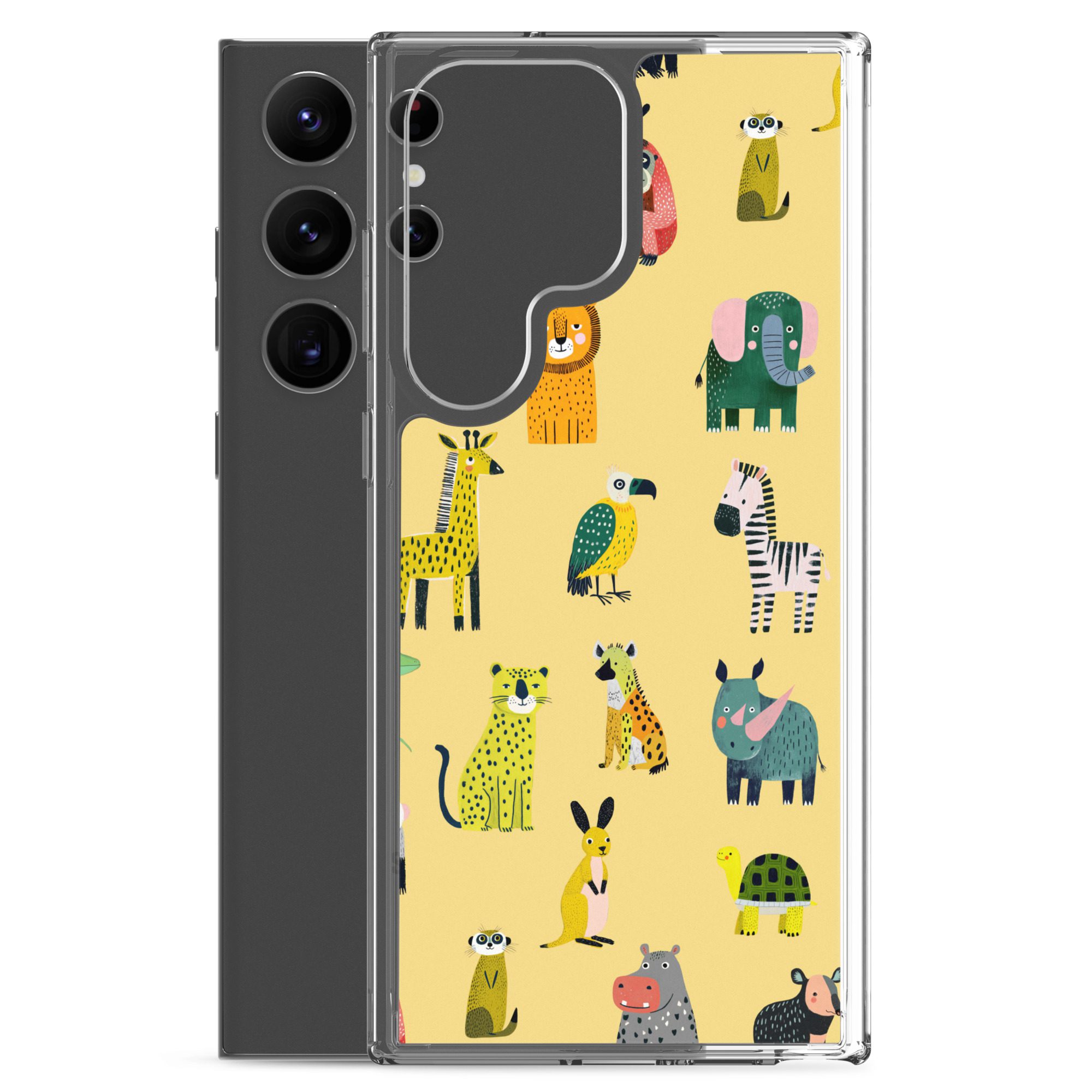 Safari Animals Pattern Clear Case for Samsung® - Image 28