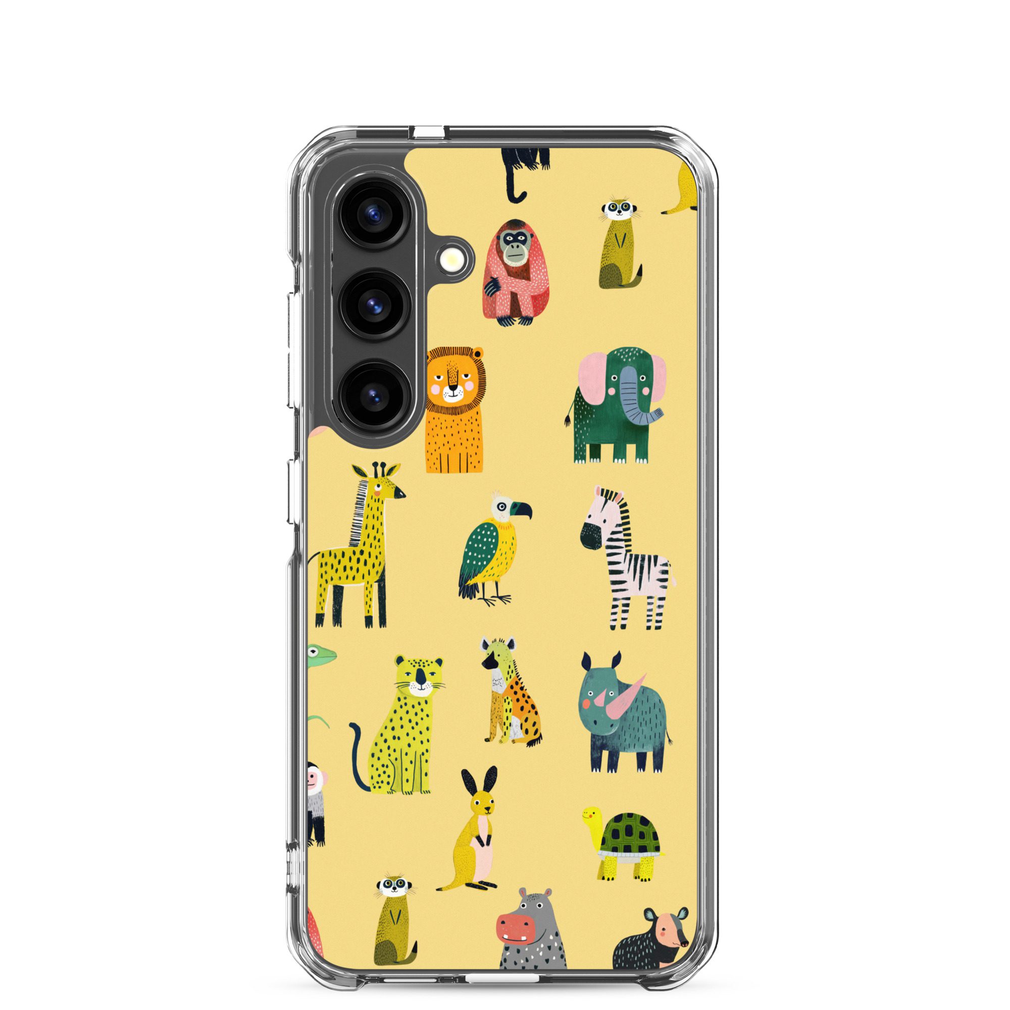 Safari Animals Pattern Clear Case for Samsung® - Image 35