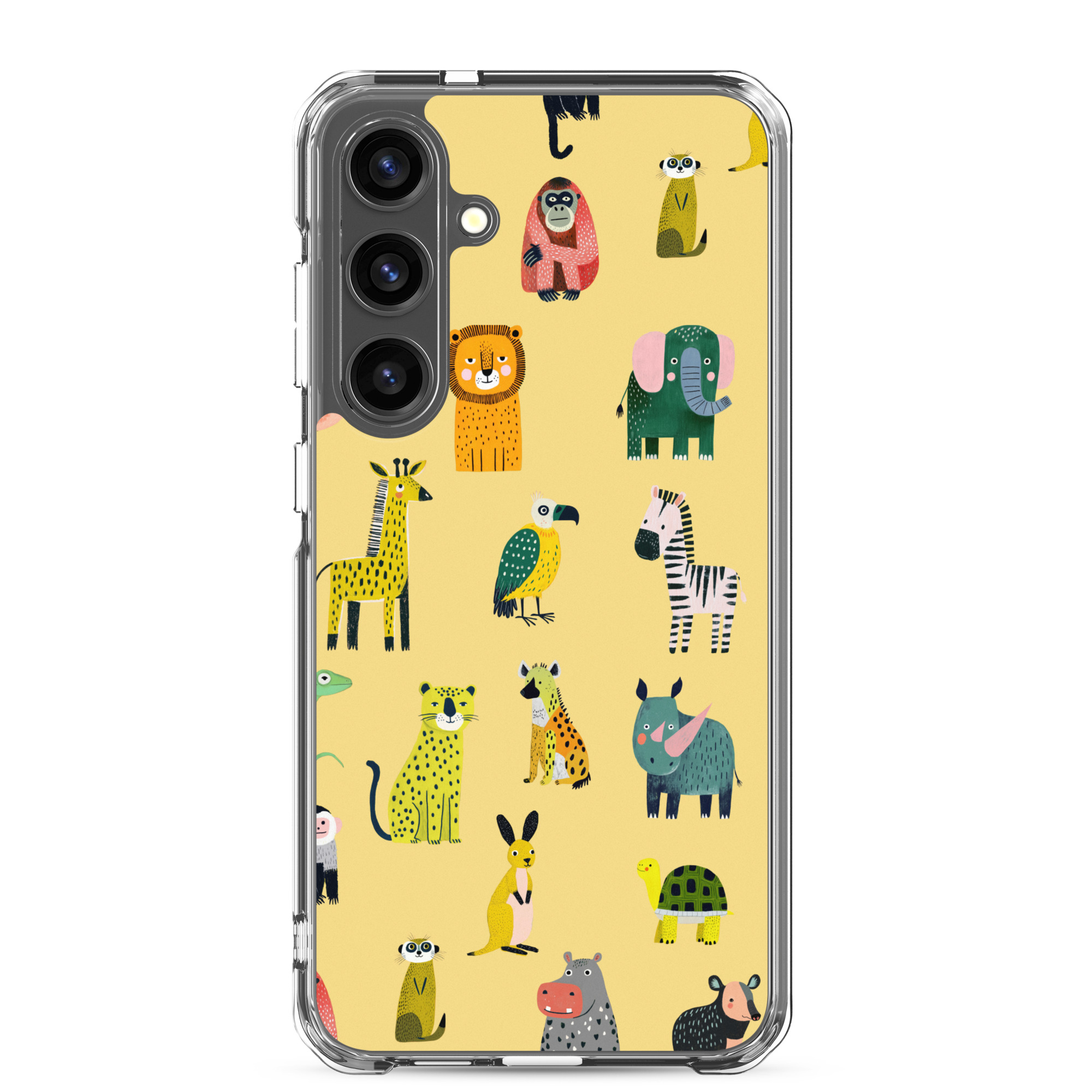 Safari Animals Pattern Clear Case for Samsung® - Image 31
