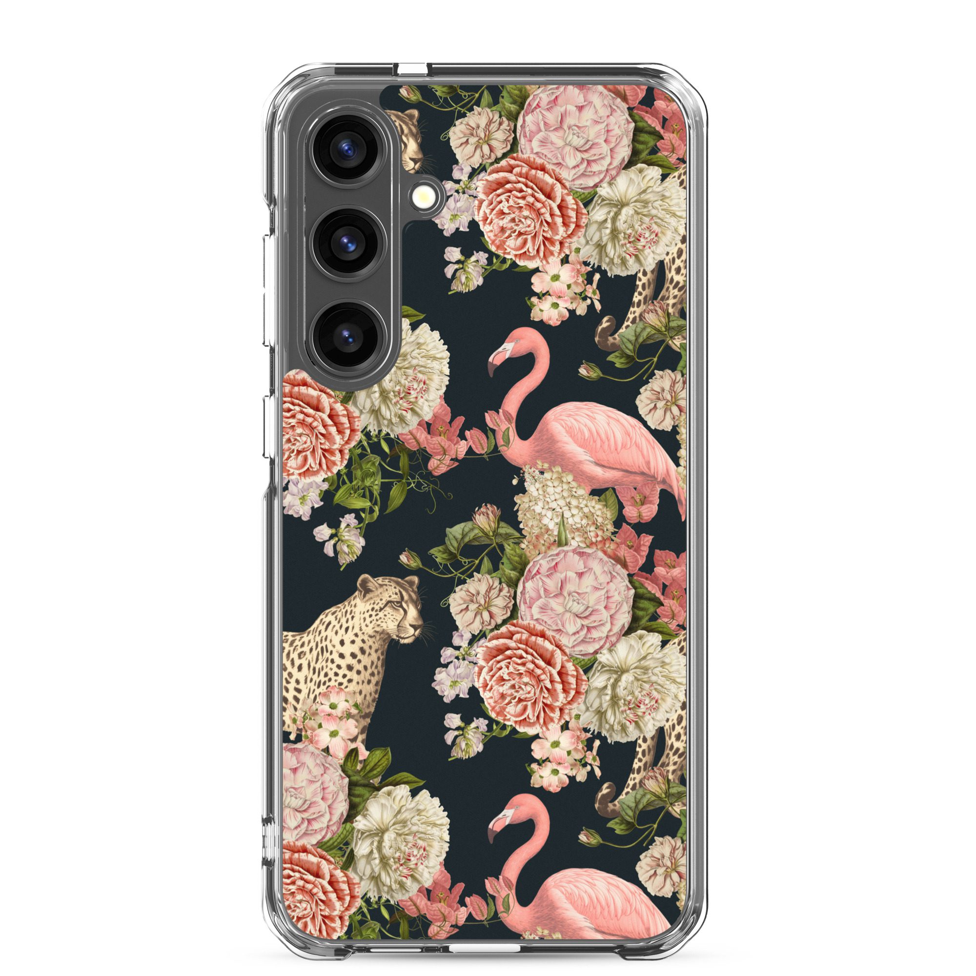 Floral Flamingos Clear Case for Samsung® - Image 31