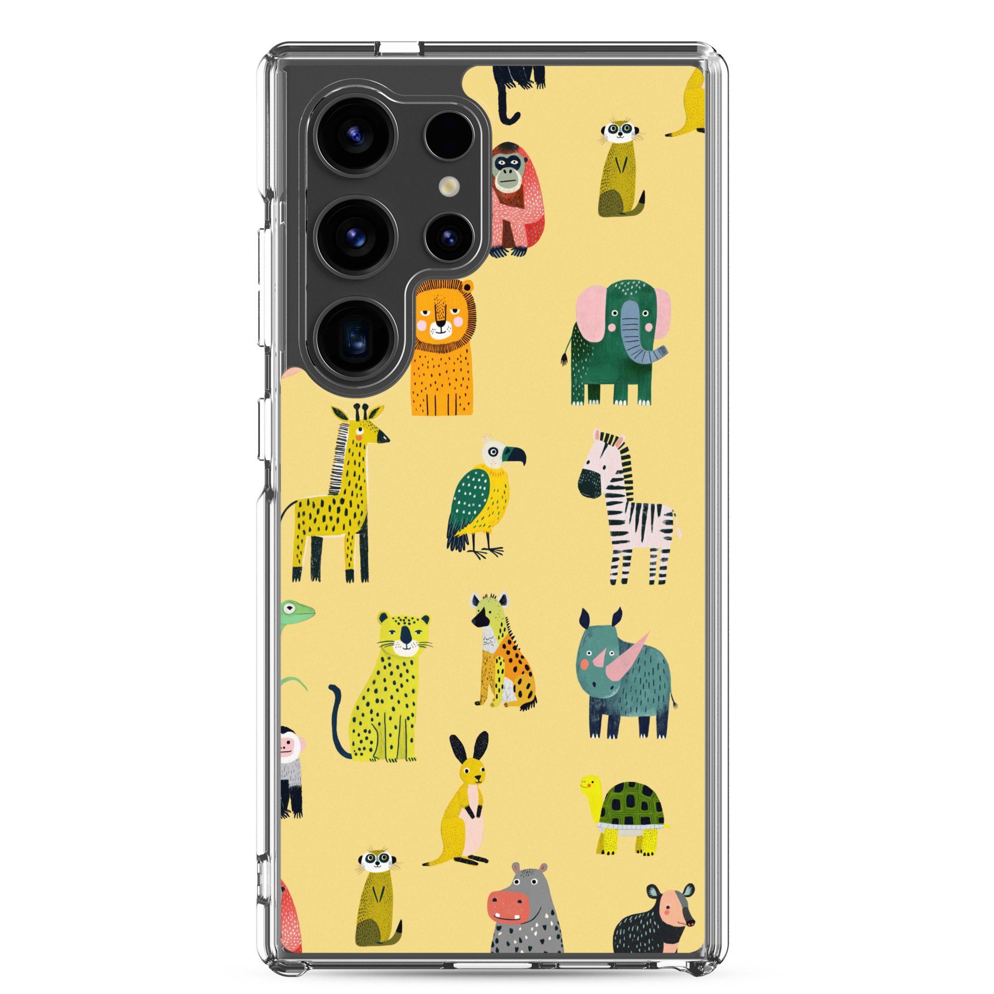 Safari Animals Pattern Clear Case for Samsung® - Image 33