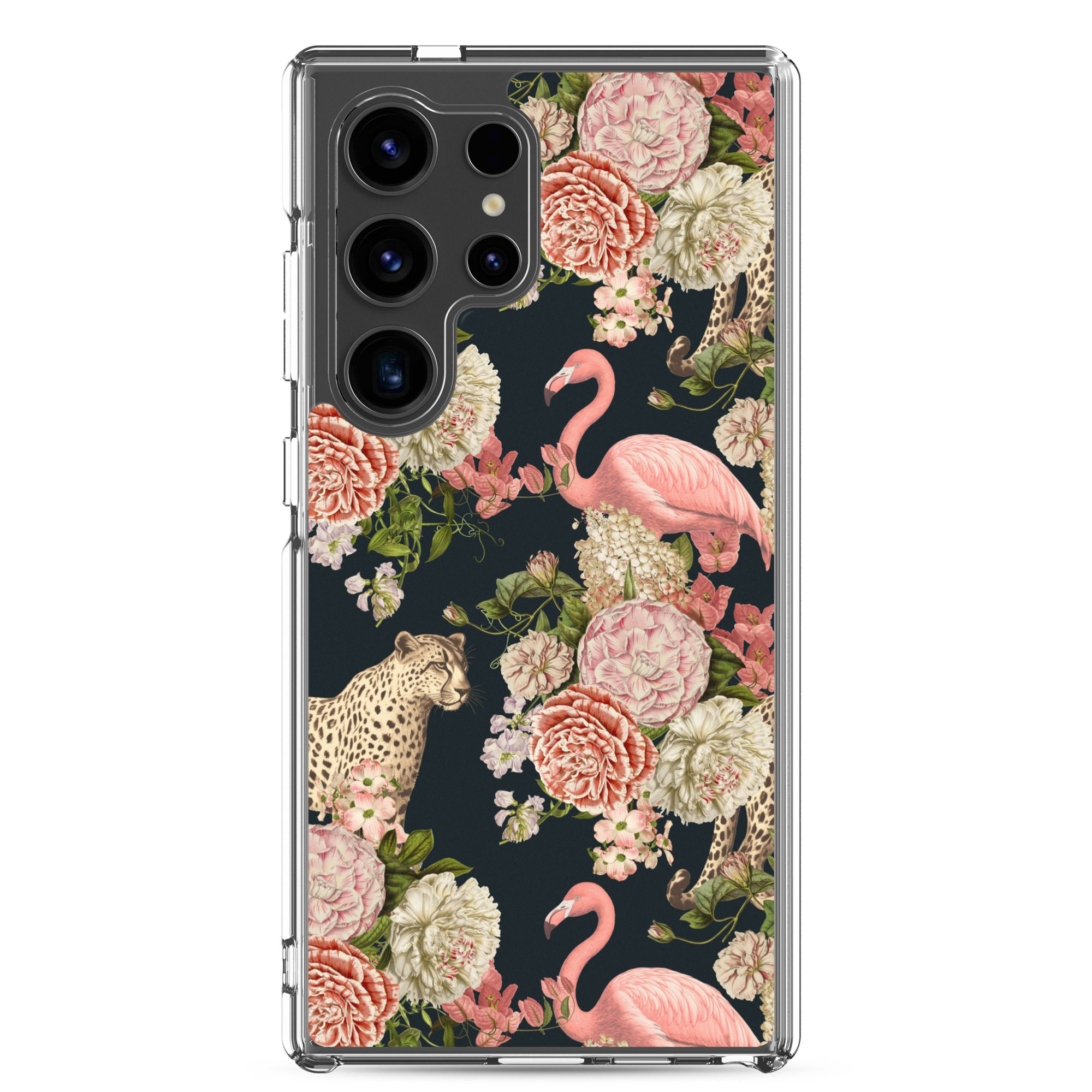Floral Flamingos Clear Case for Samsung® - Image 33