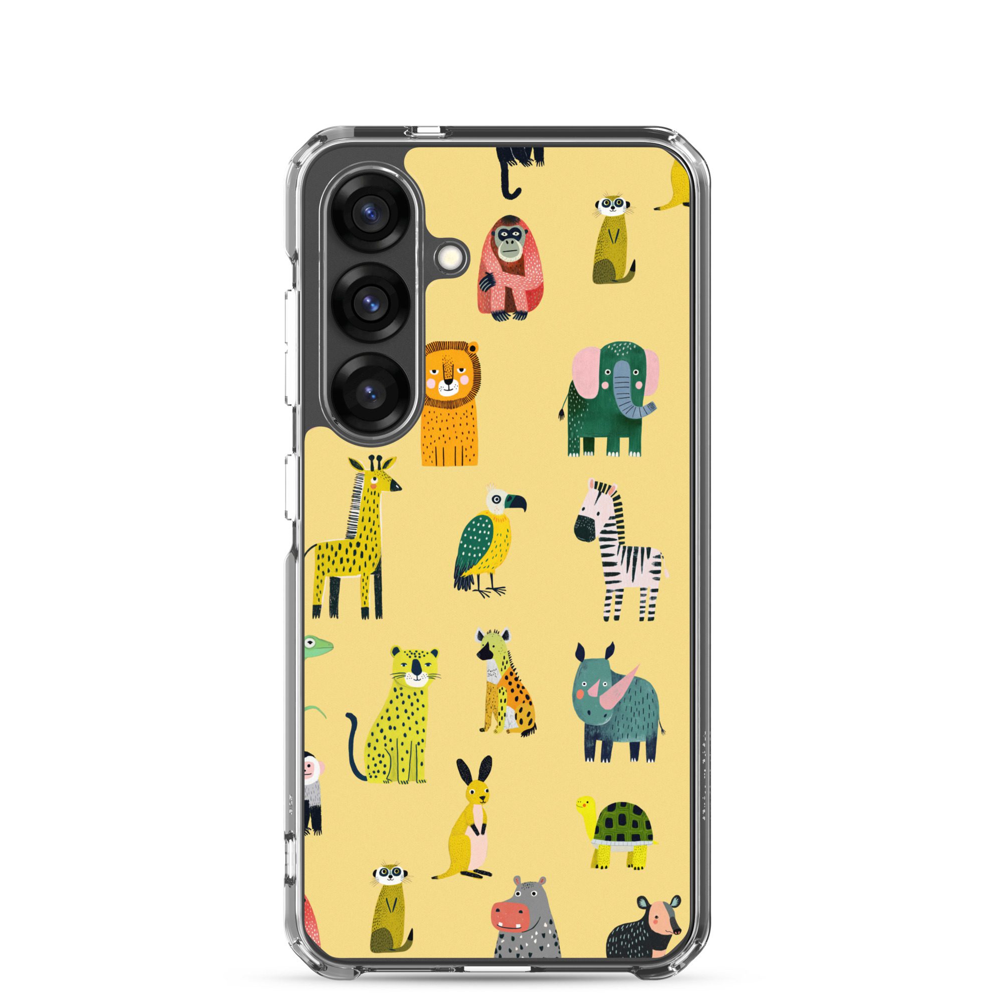 Safari Animals Pattern Clear Case for Samsung® - Image 23
