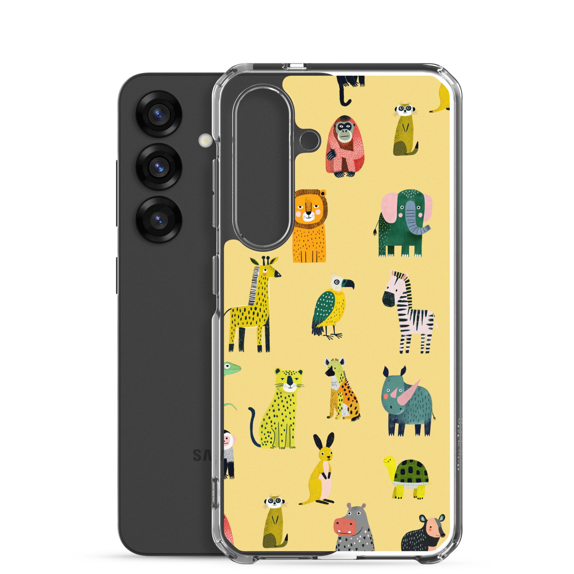 Safari Animals Pattern Clear Case for Samsung® - Image 24