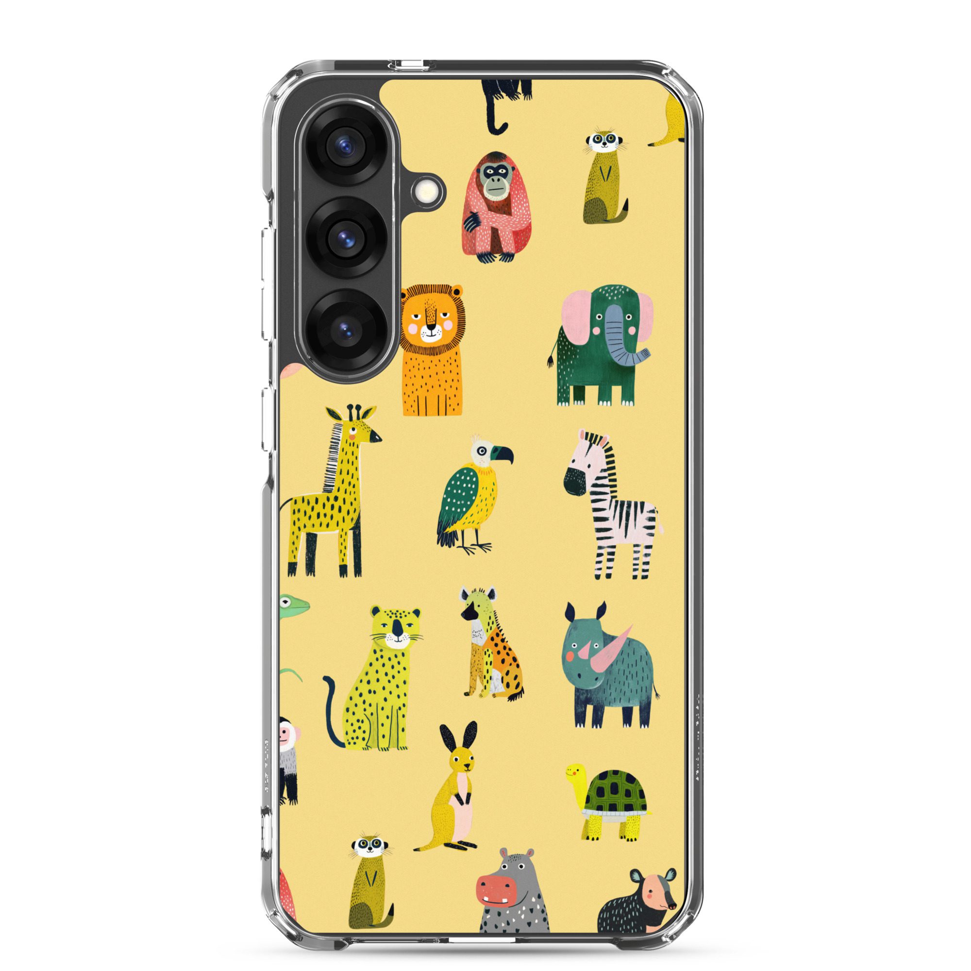 Safari Animals Pattern Clear Case for Samsung® - Image 19