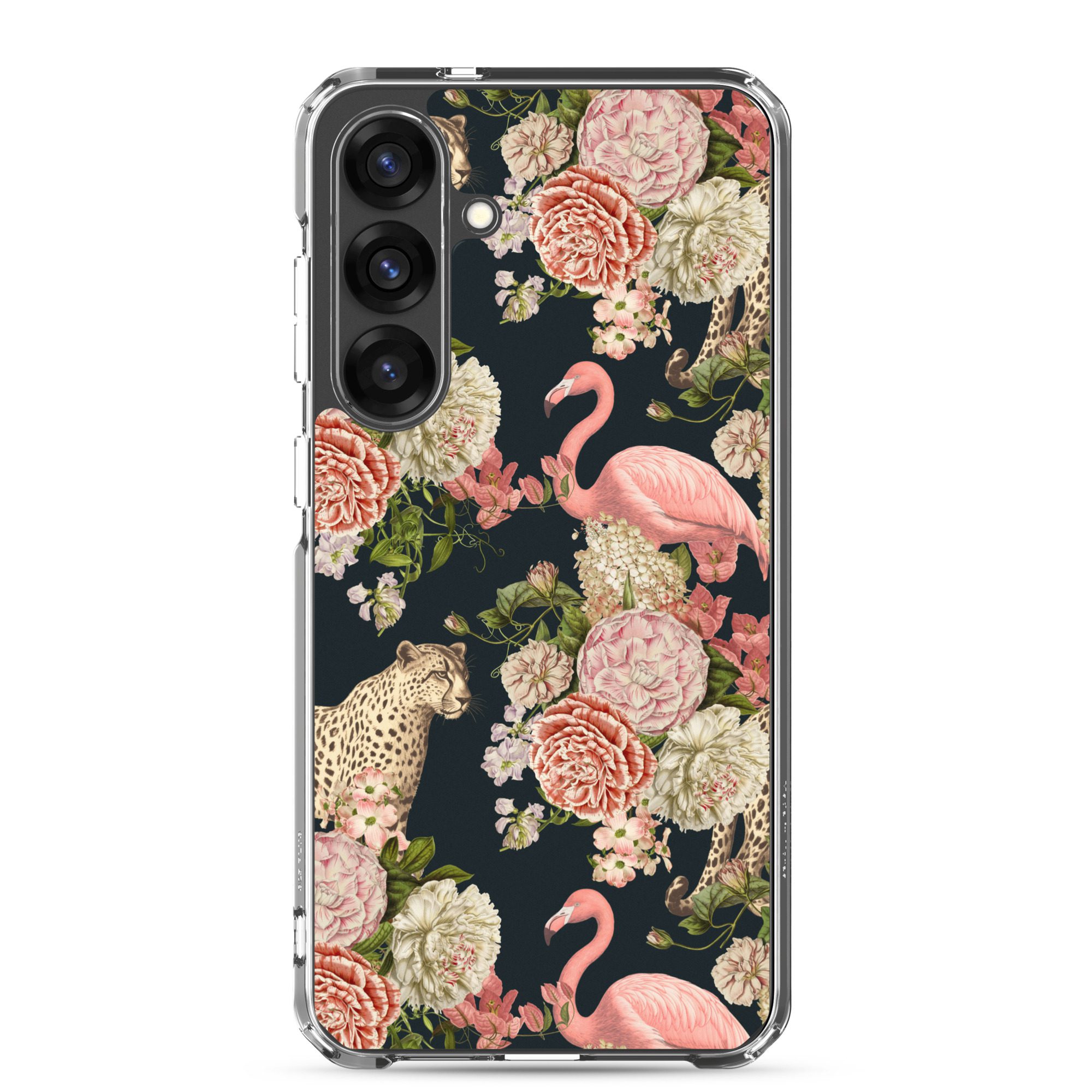 Floral Flamingos Clear Case for Samsung® - Image 19