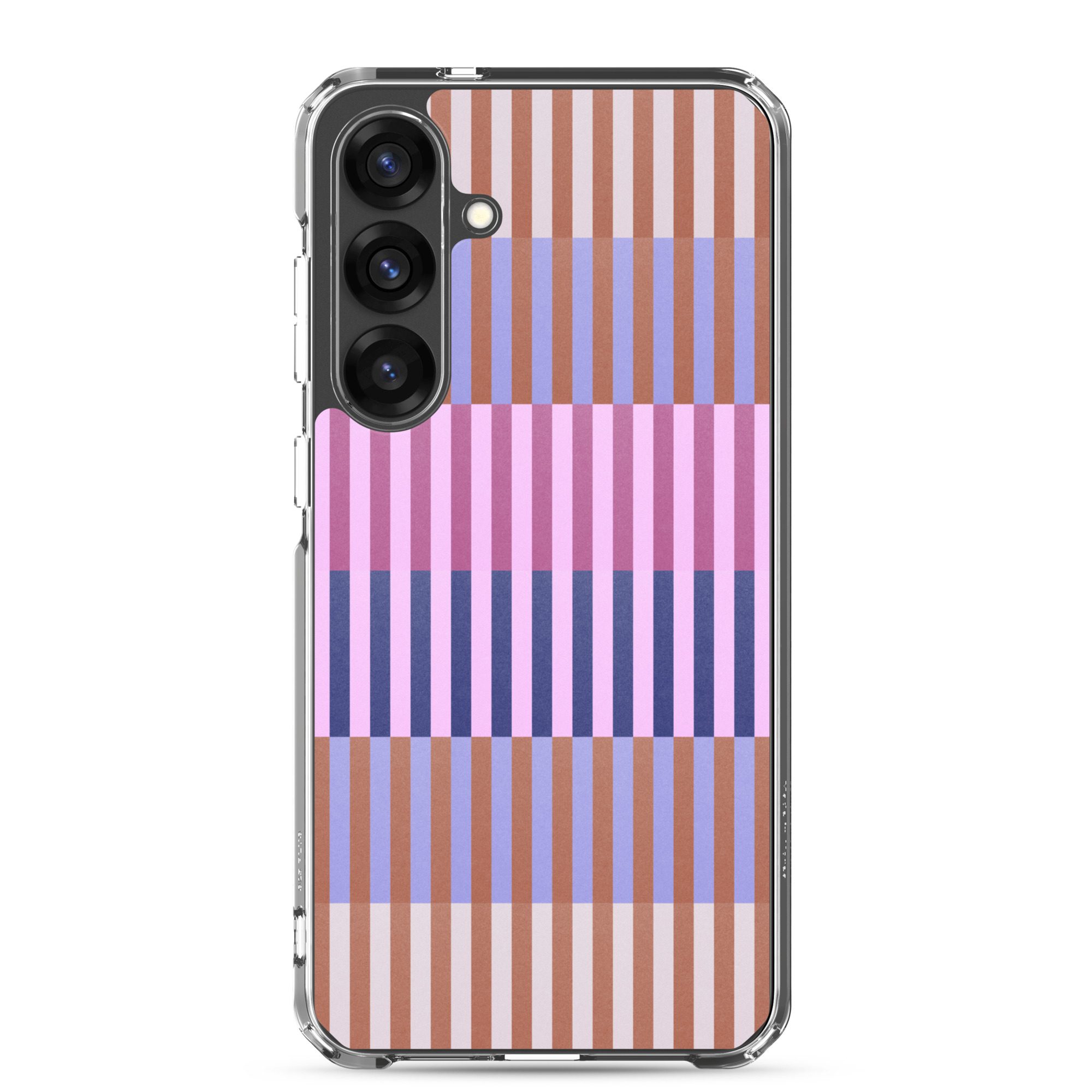 Purple Geo Lines Clear Case for Samsung® - Image 19
