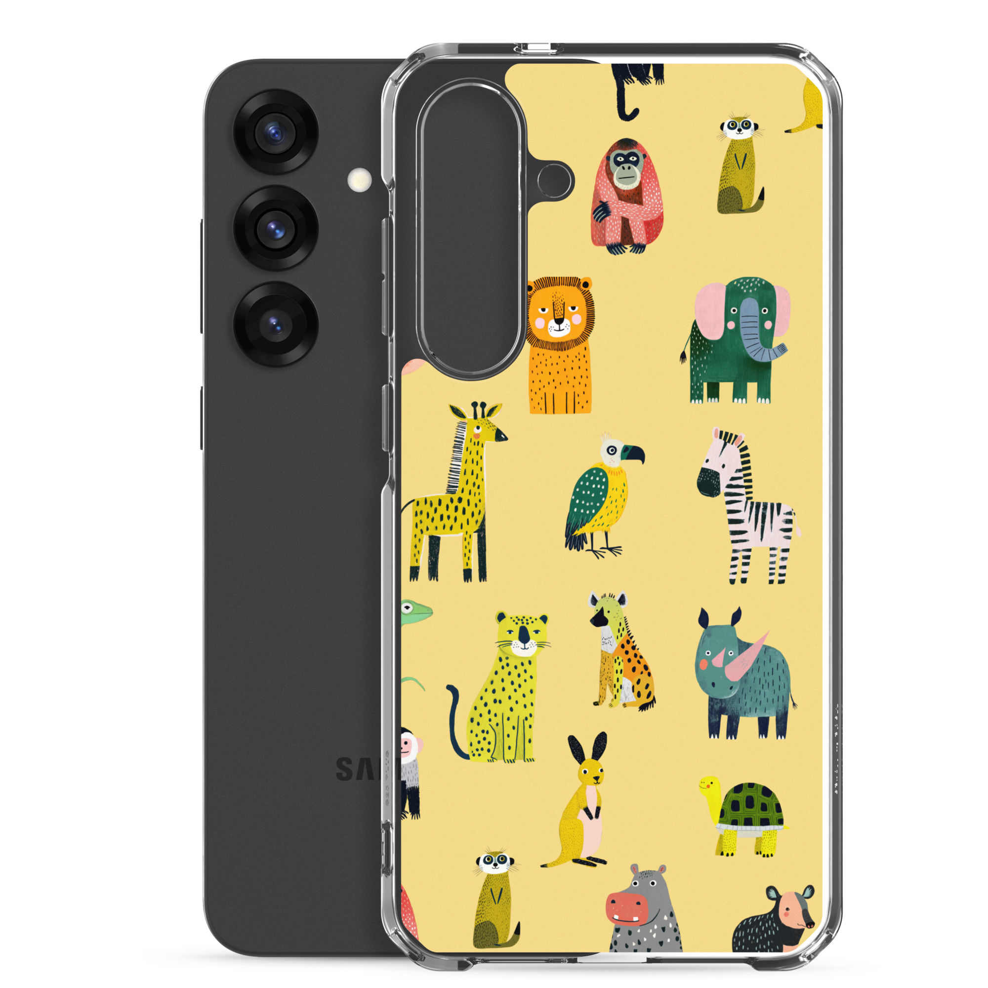 Safari Animals Pattern Clear Case for Samsung® - Image 20