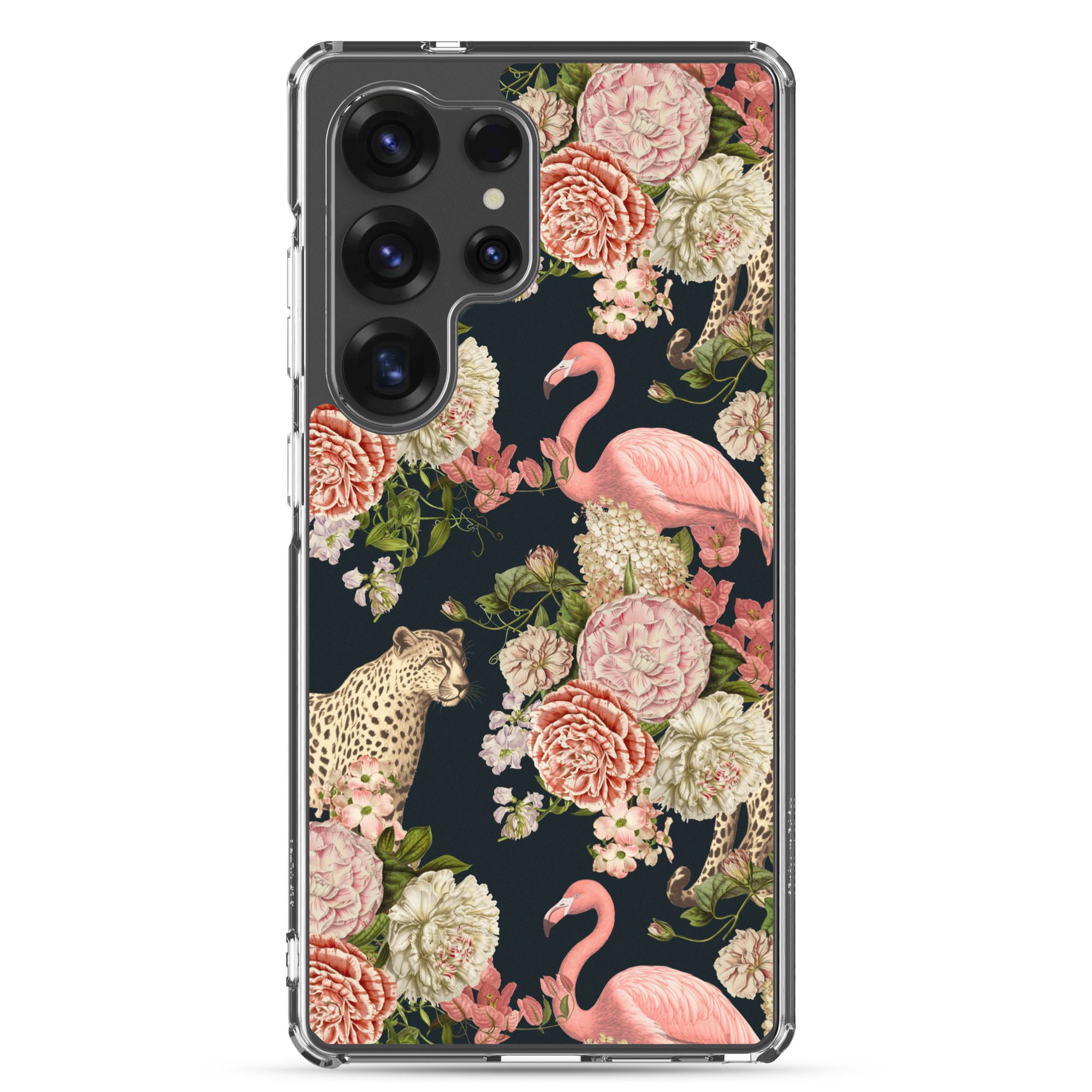 Floral Flamingos Clear Case for Samsung® - Image 21