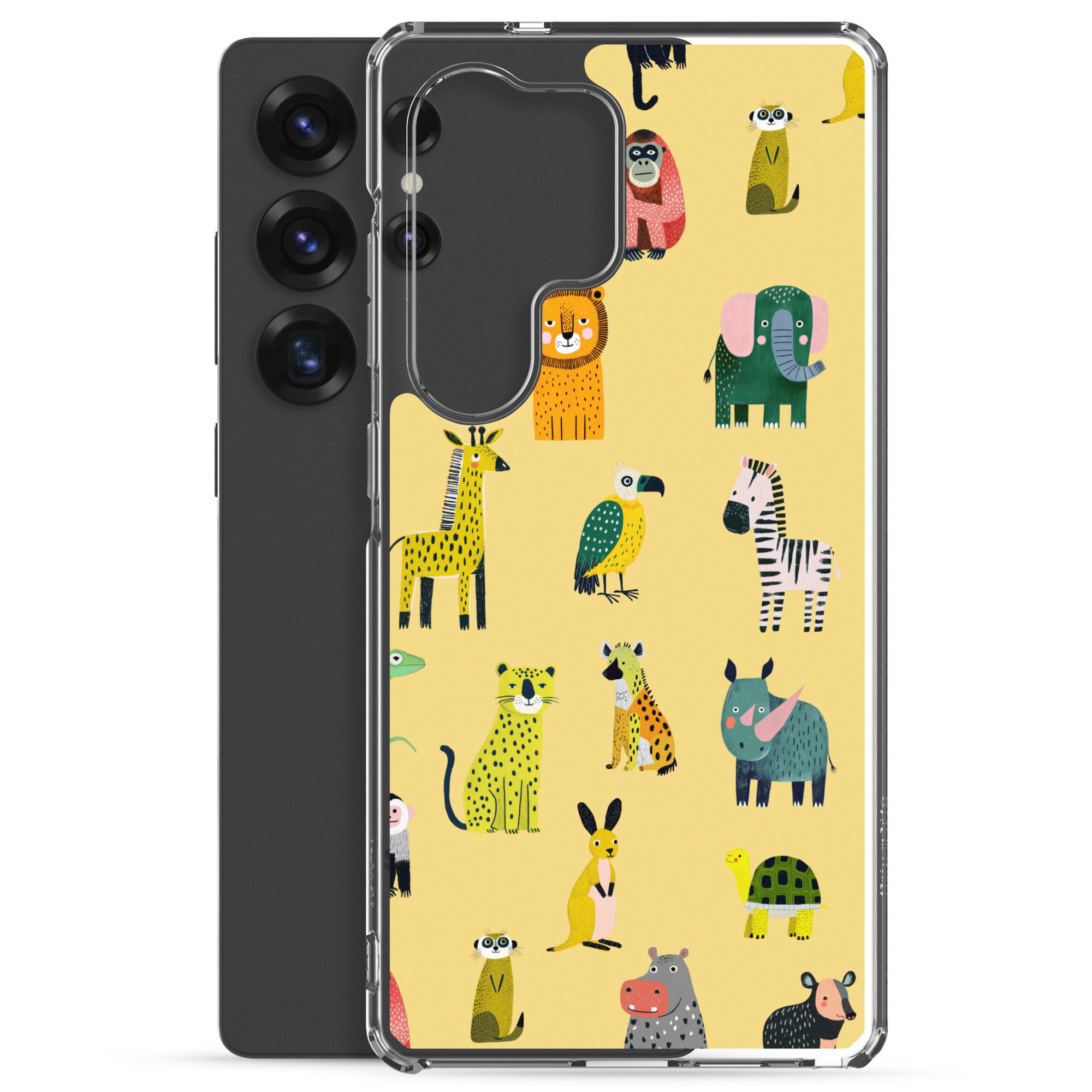 Safari Animals Pattern Clear Case for Samsung® - Image 22