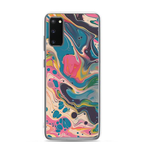 Colourful Marble Clear Case for Samsung